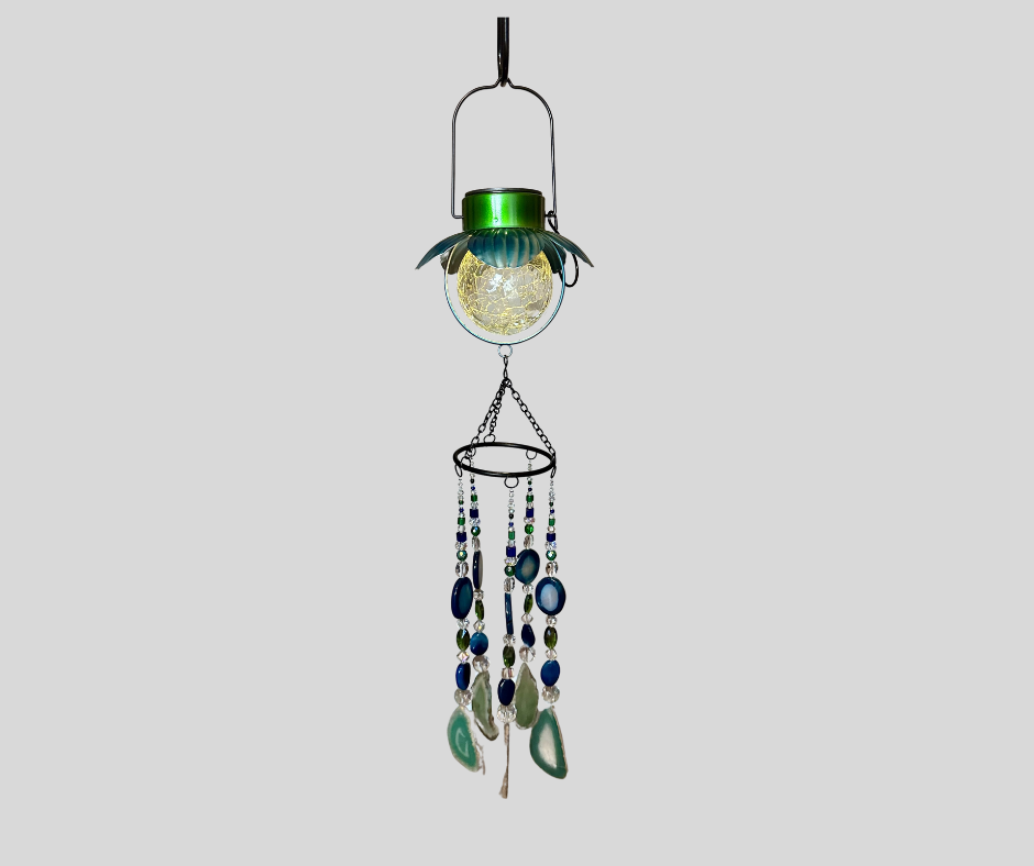 Solar Flower Suncatcher Mobile