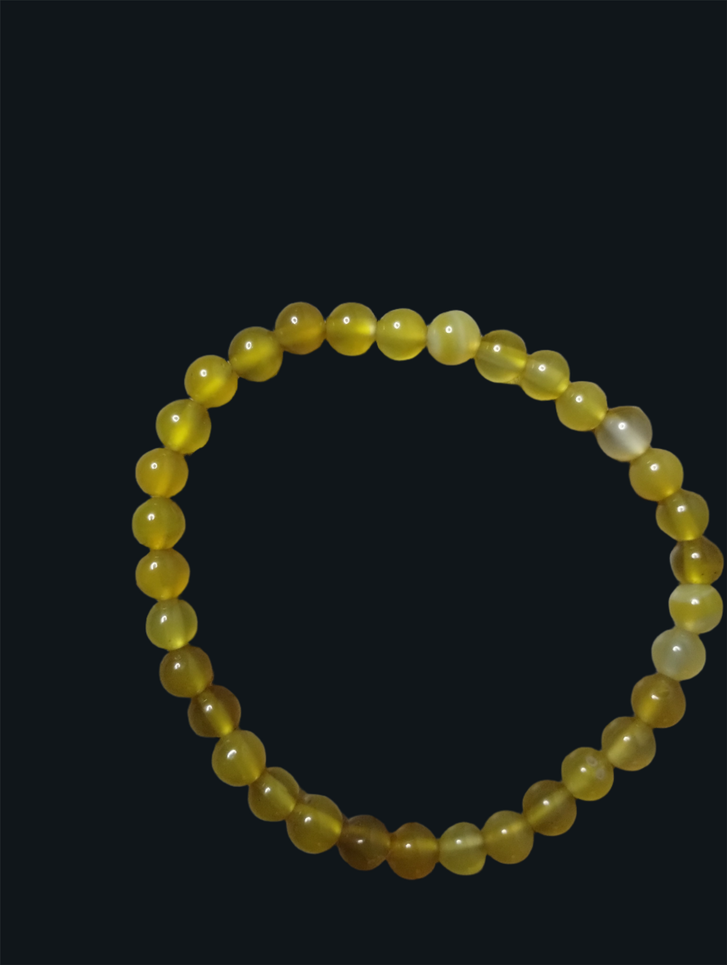 Yellow Agate Stretch Bracelet