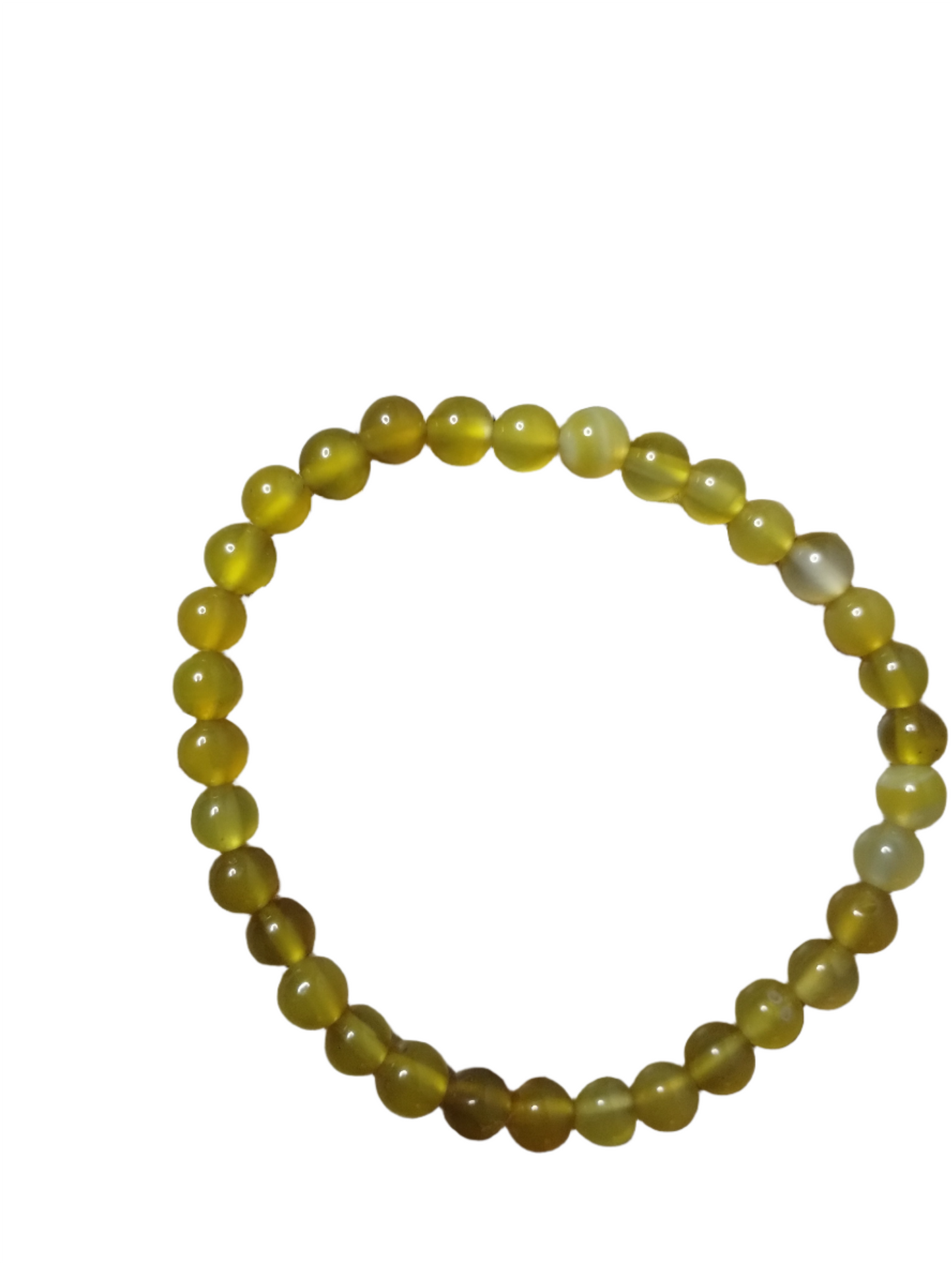 Yellow Agate Stretch Bracelet