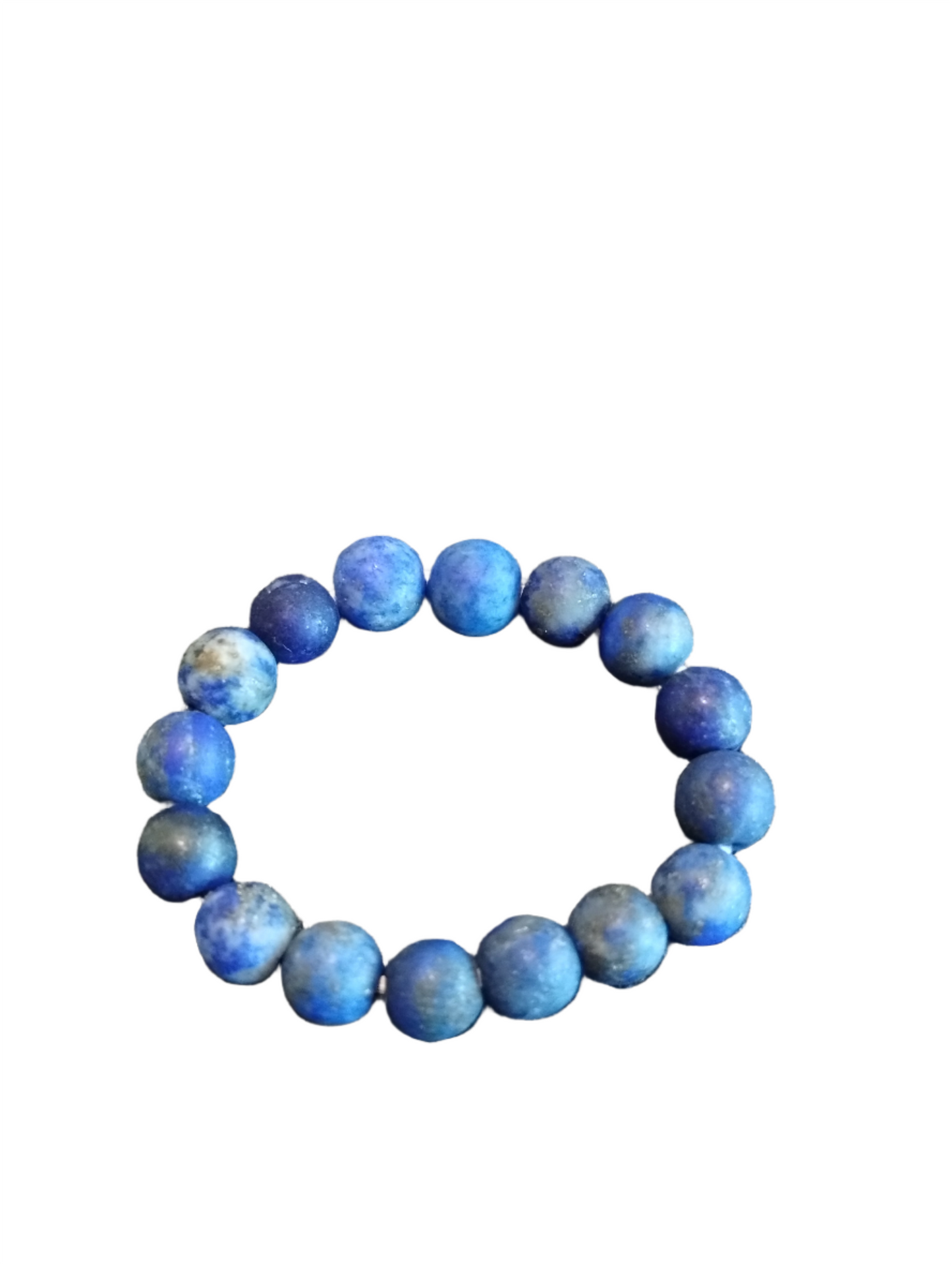 Matte Lapis Lazuli Natural Stone Stretch Ring