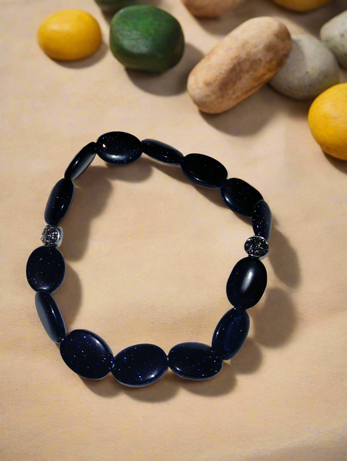 Blue Goldstone Bracelet