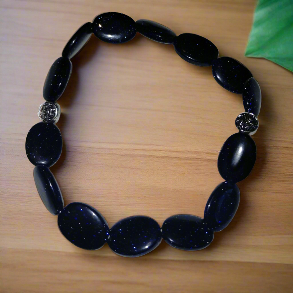 Blue Goldstone Bracelet