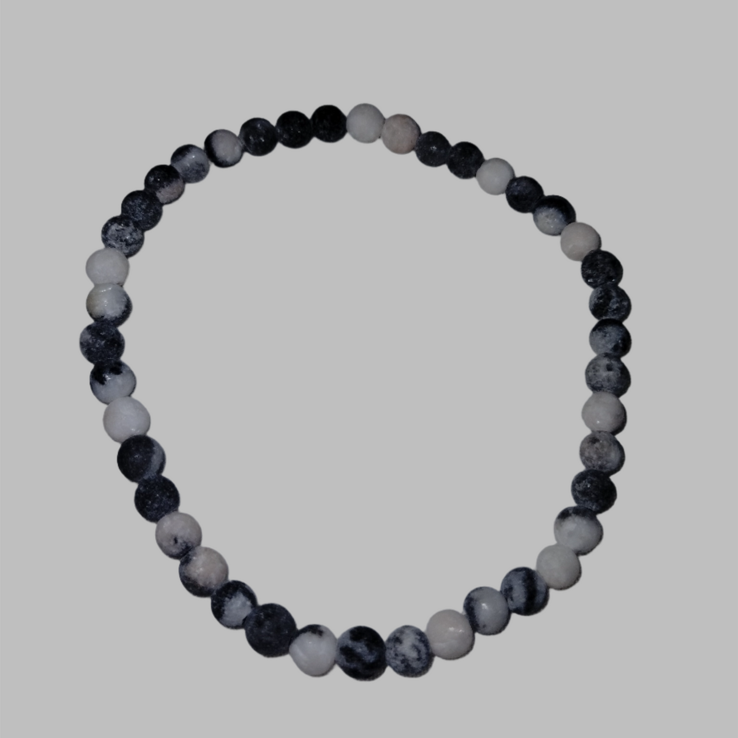 Zebra Bead Bracelet