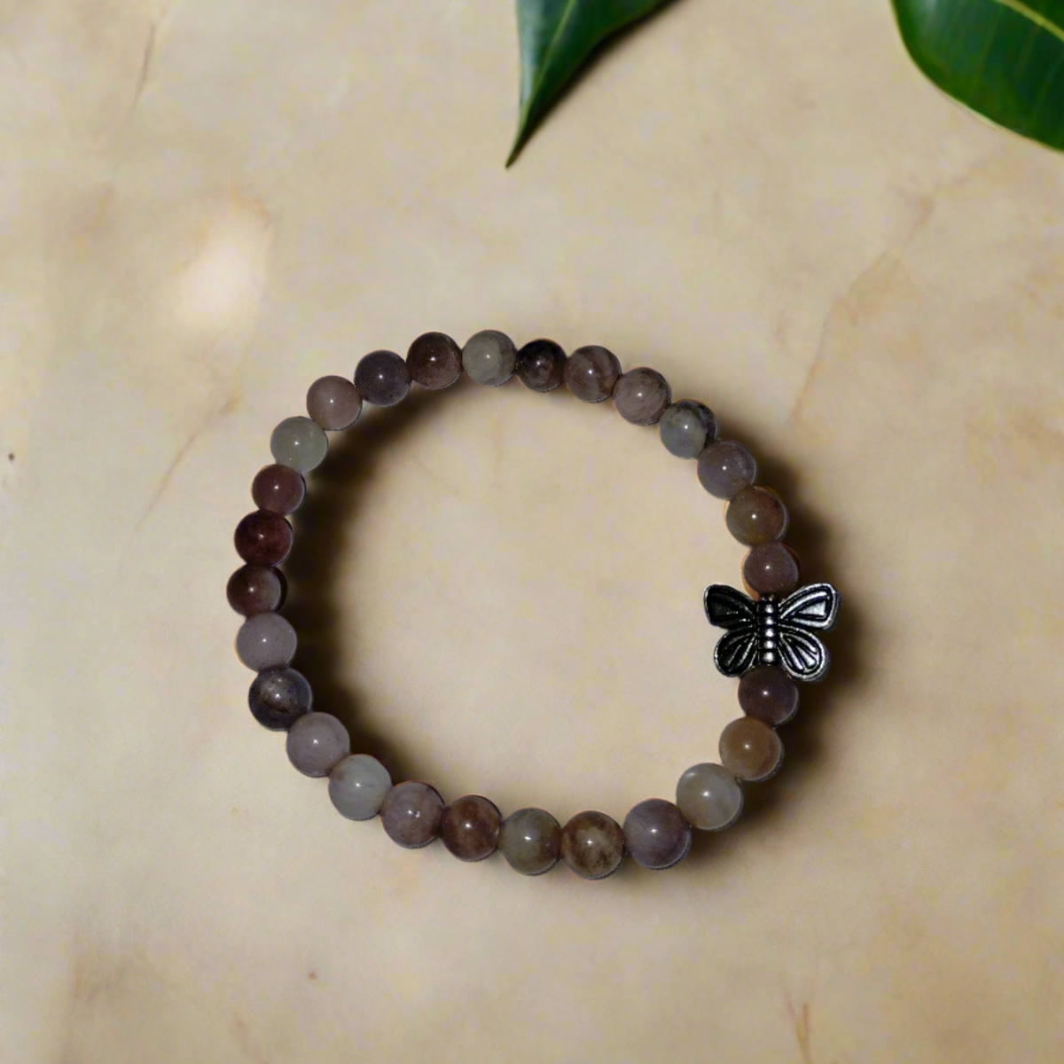 Sunstone Butterfly Bracelet