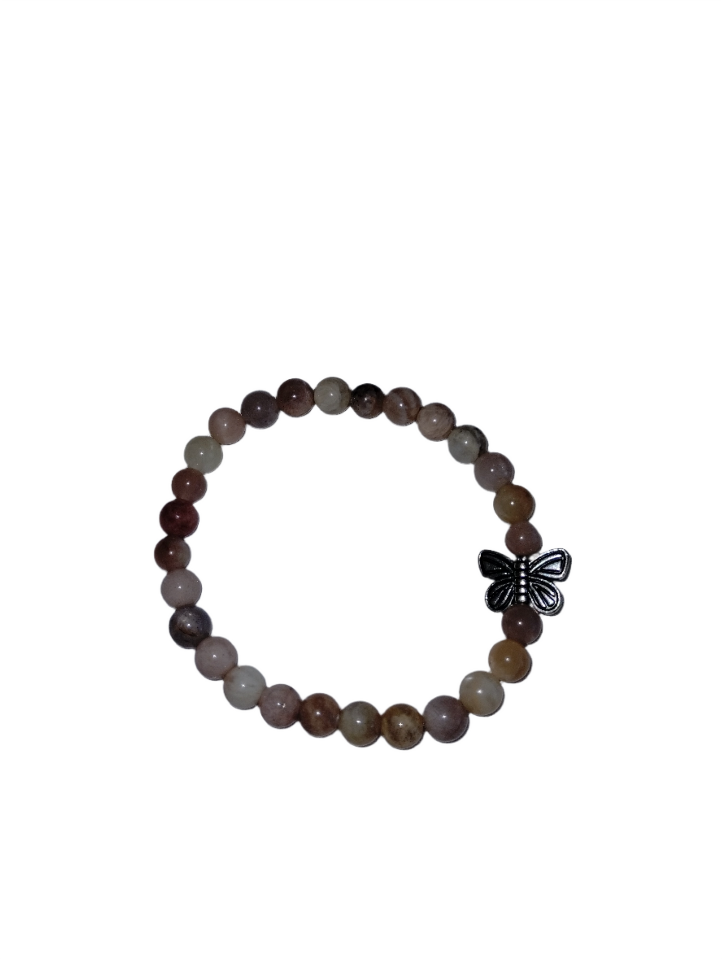 Sunstone and Butterfly Bracelet