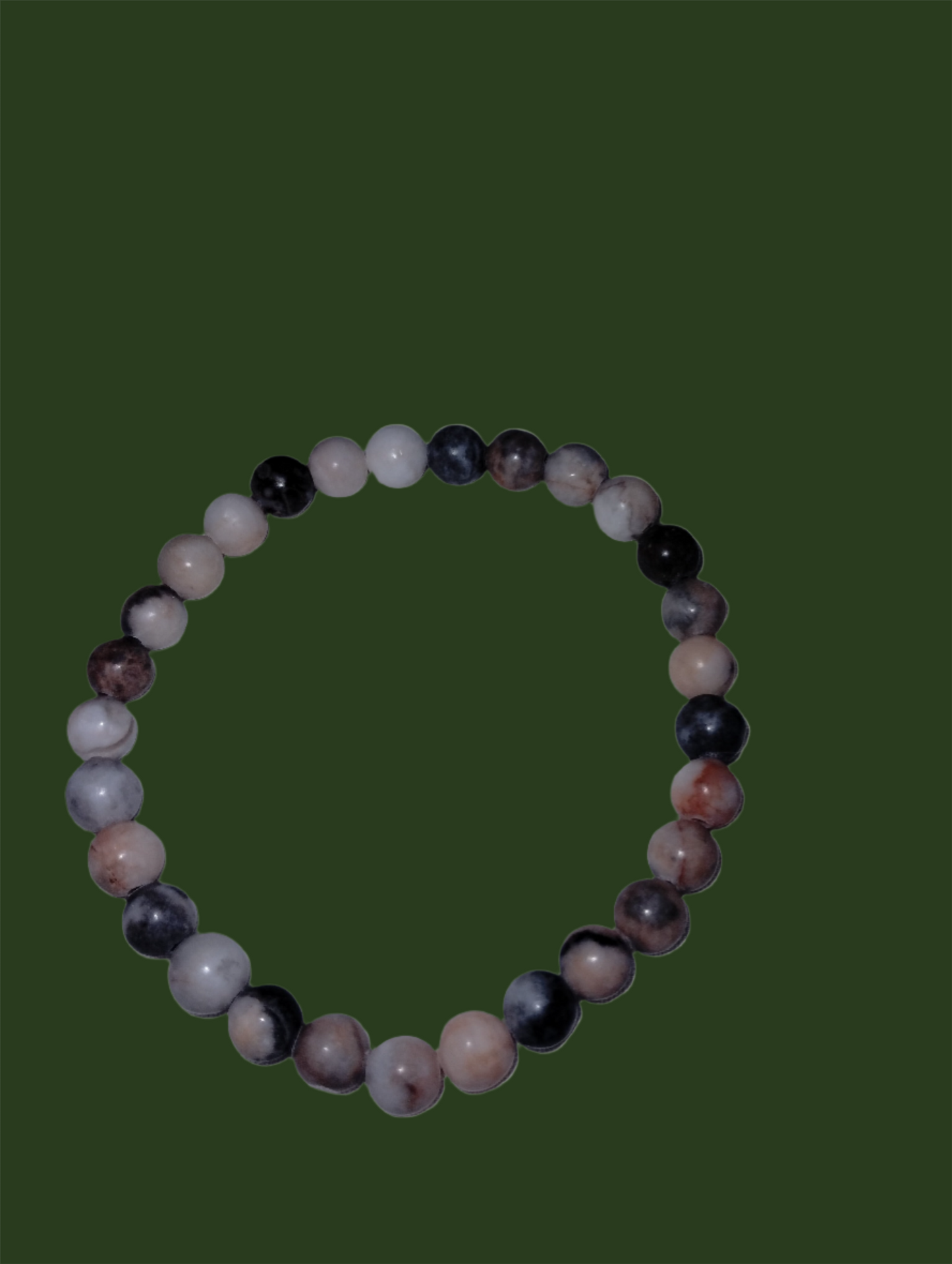 Pink Zebra Stone Bracelet