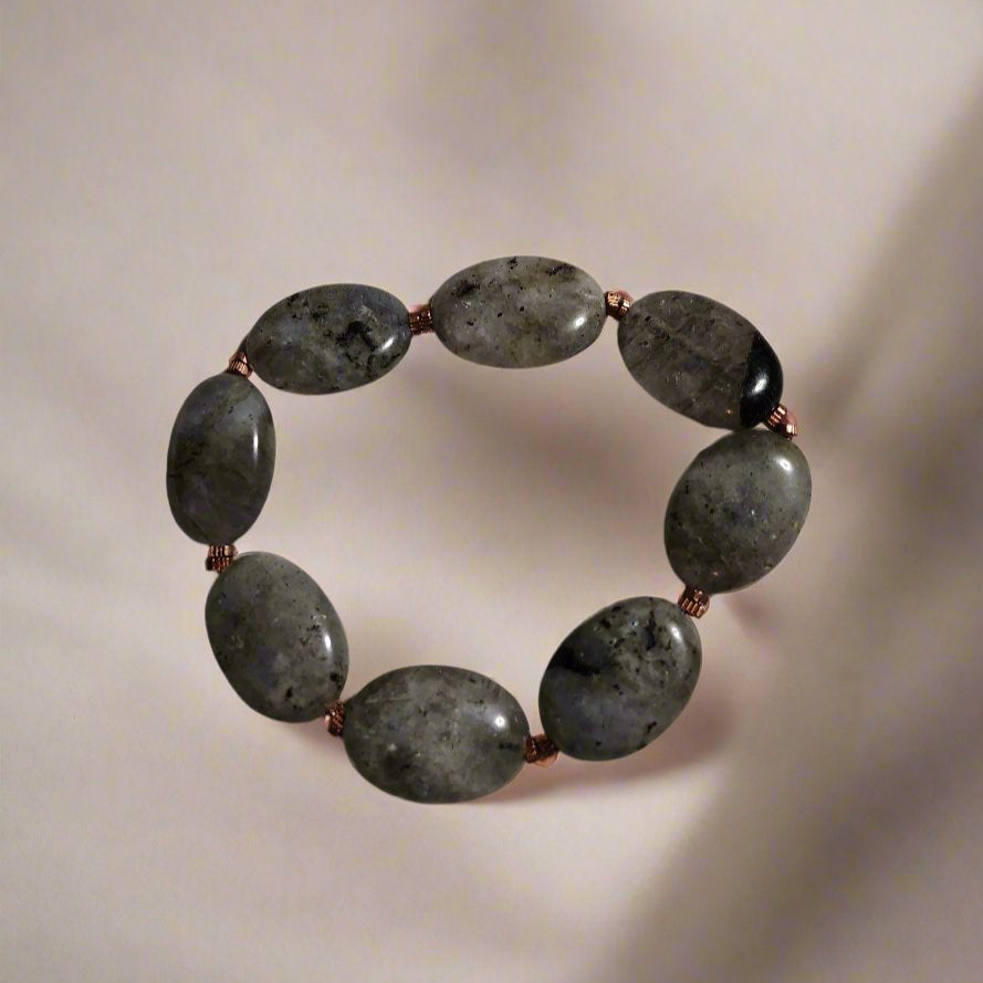 Labradorite and Copper Bracelet