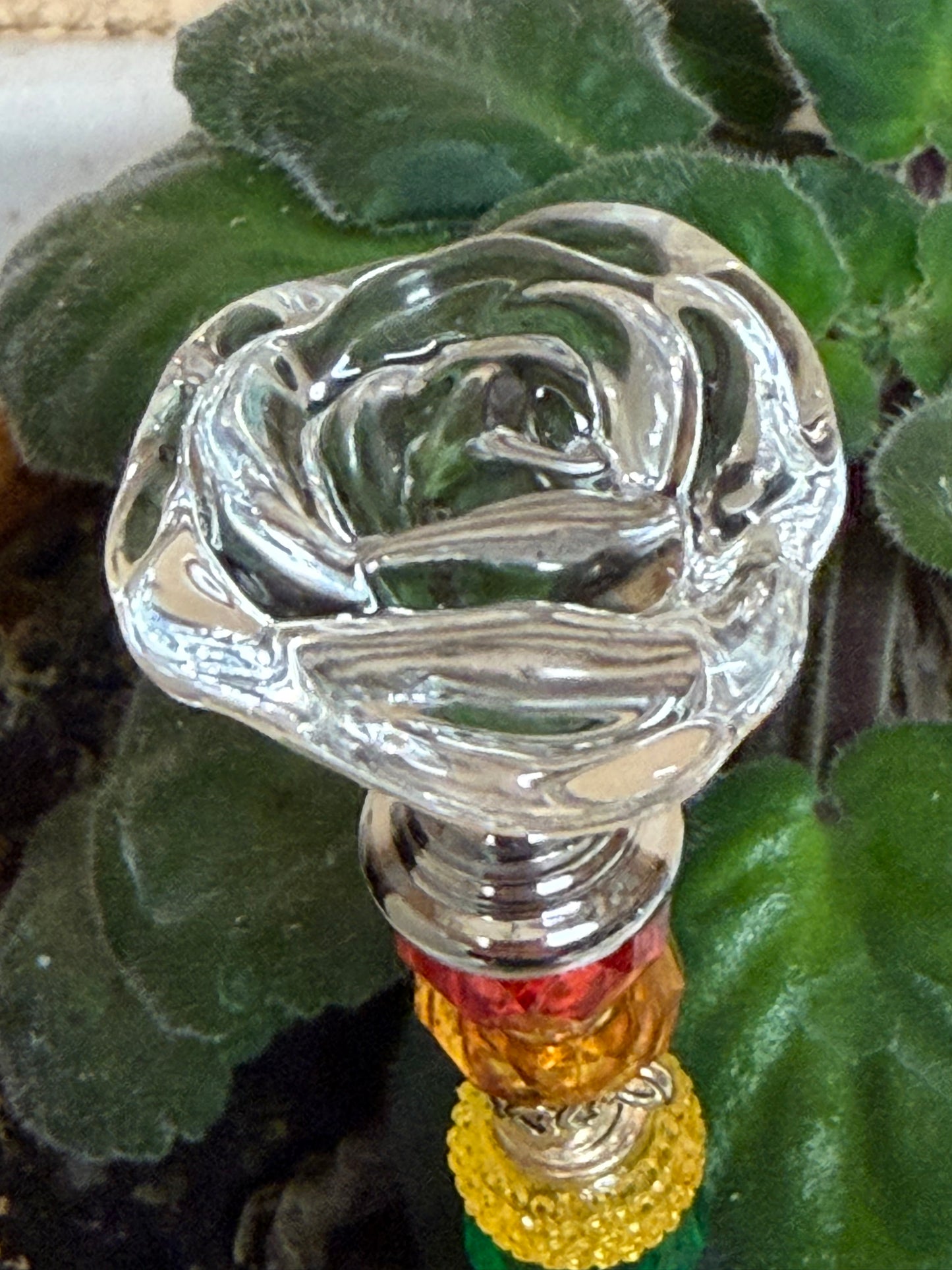 Red, Yellow, Silver, Blue, Purple & Pink Fairy Wand Garden Stake