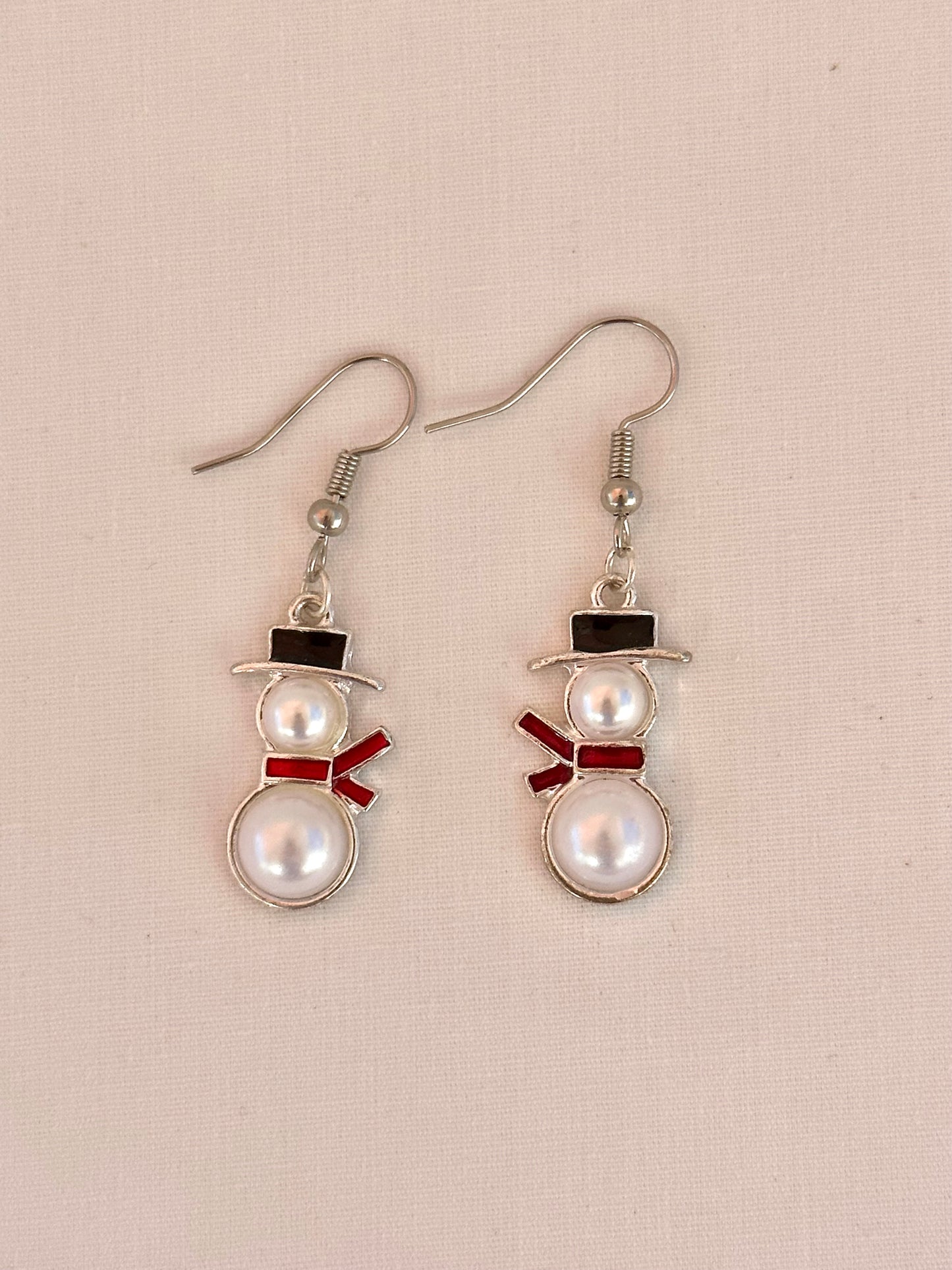 Snowman Earrings