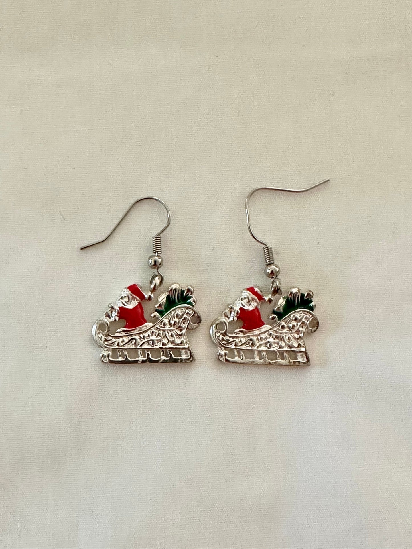 Santa Earrings