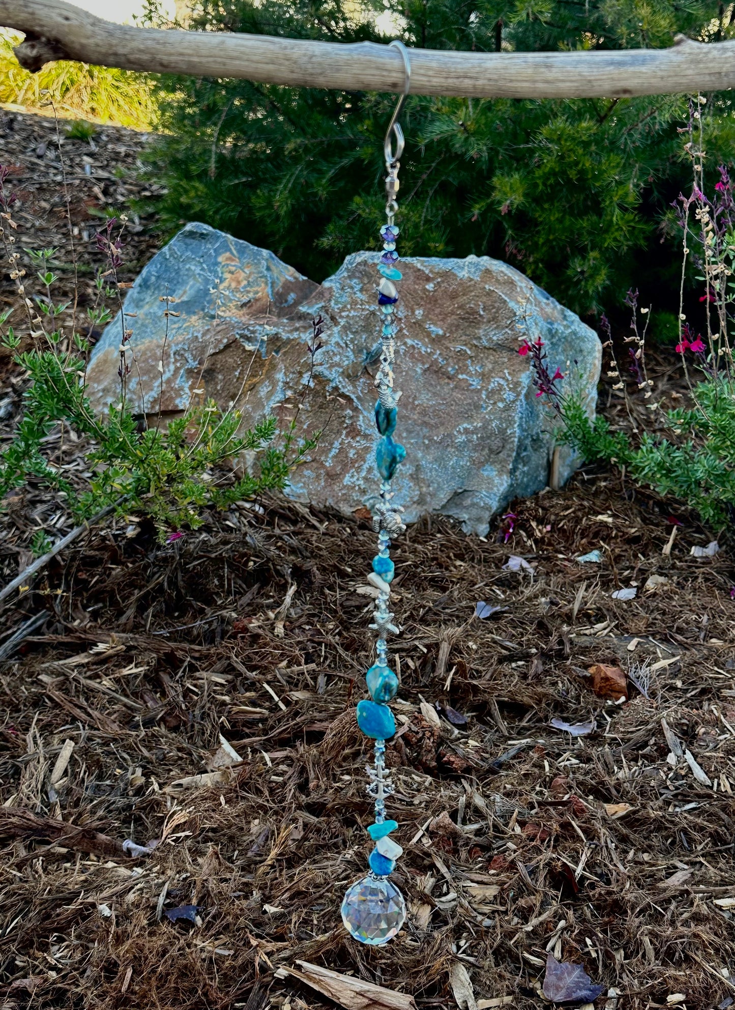Blue Nautical/Beach Themed Suncatcher