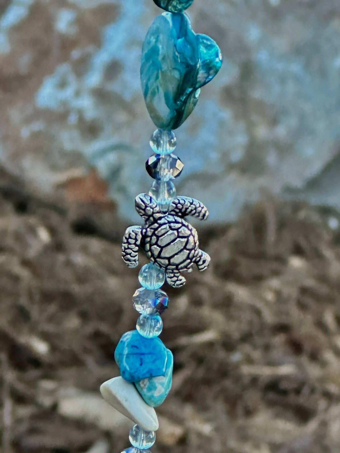 Blue Nautical/Beach Themed Suncatcher