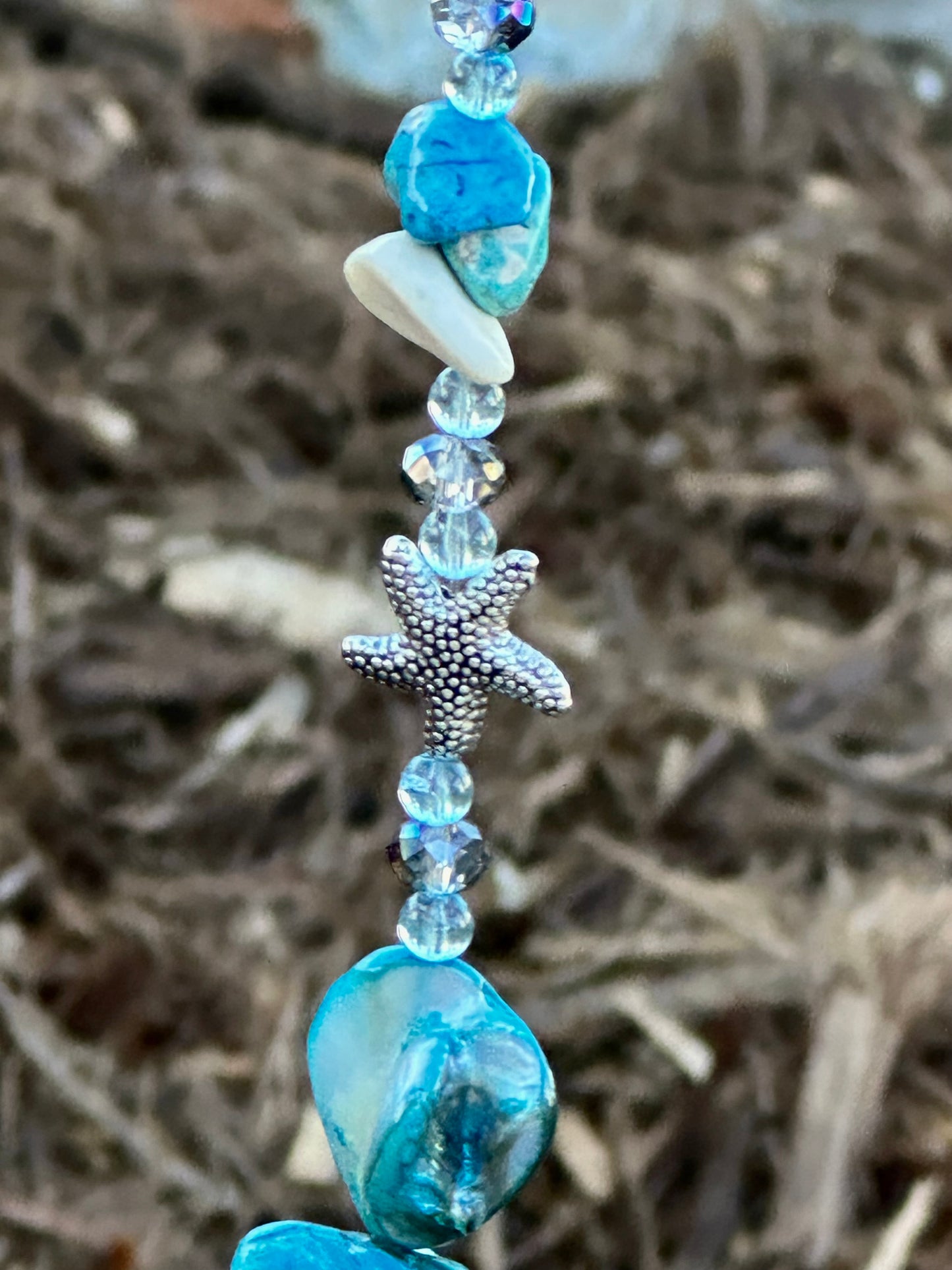 Blue Nautical/Beach Themed Suncatcher