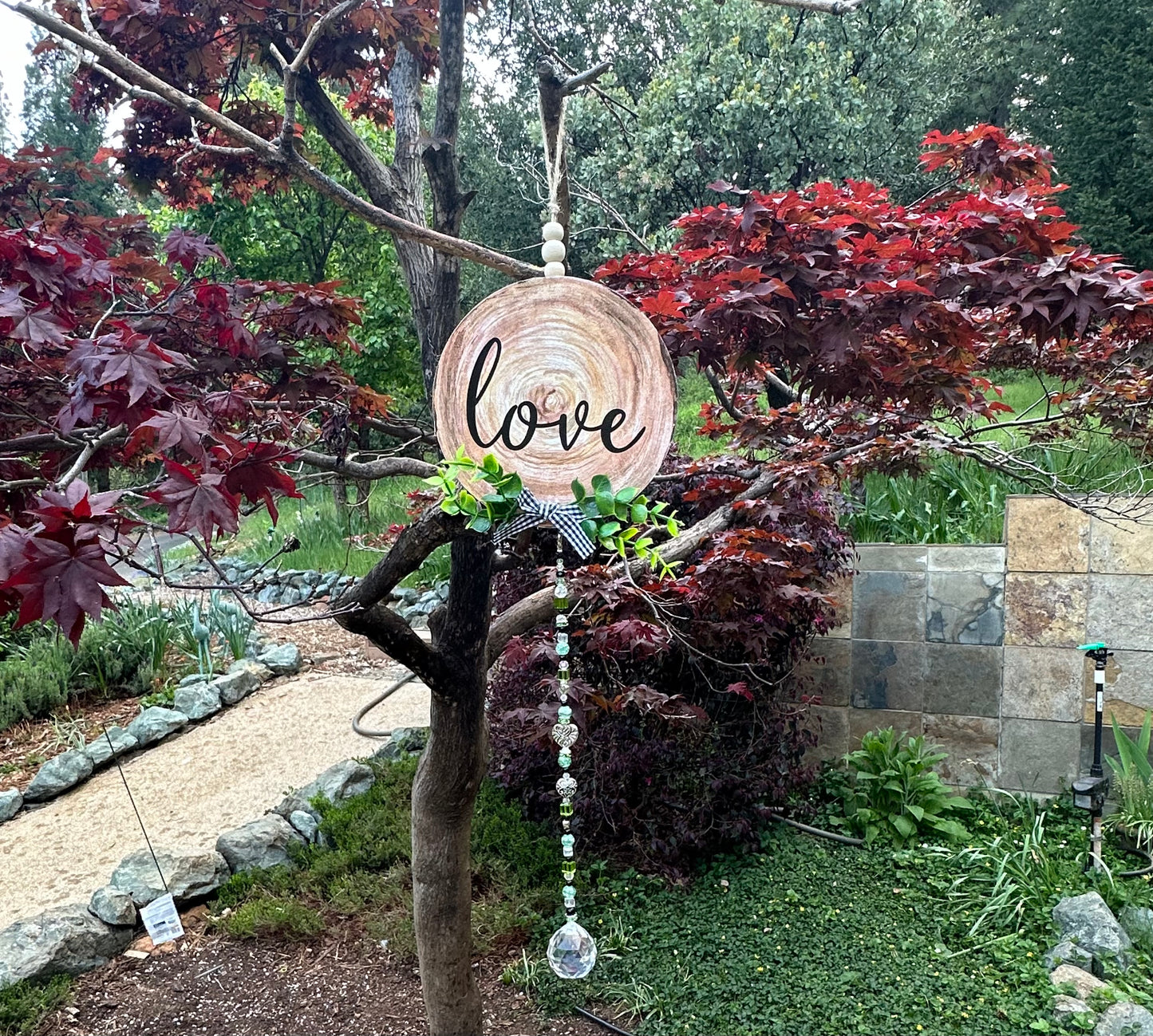 Love Sign Yard Art Suncatcher