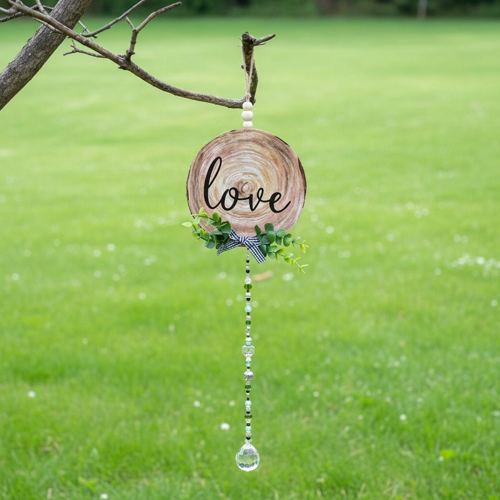 Love Sign Yard Art Suncatcher
