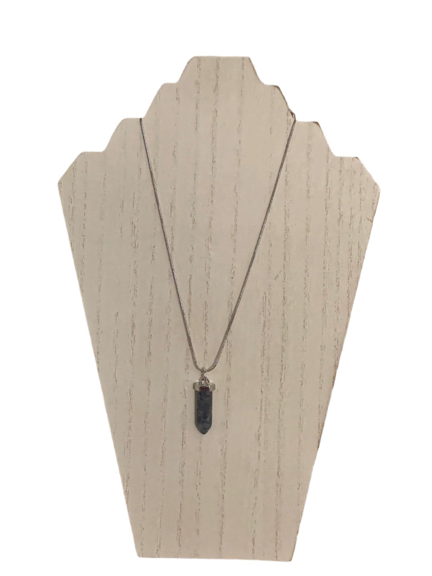 Sodalite Point Pendant Necklace