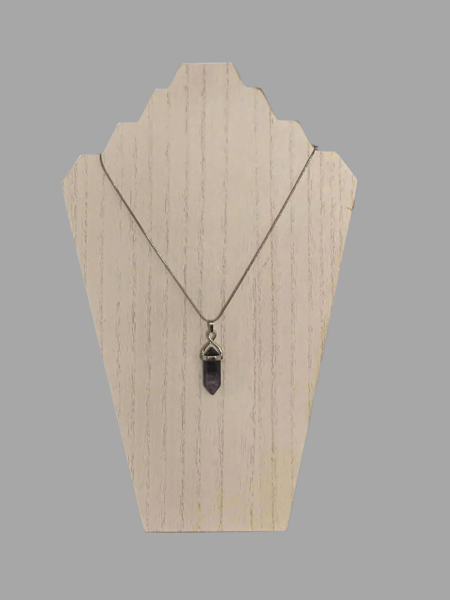 Amethyst Point Pendant Necklace