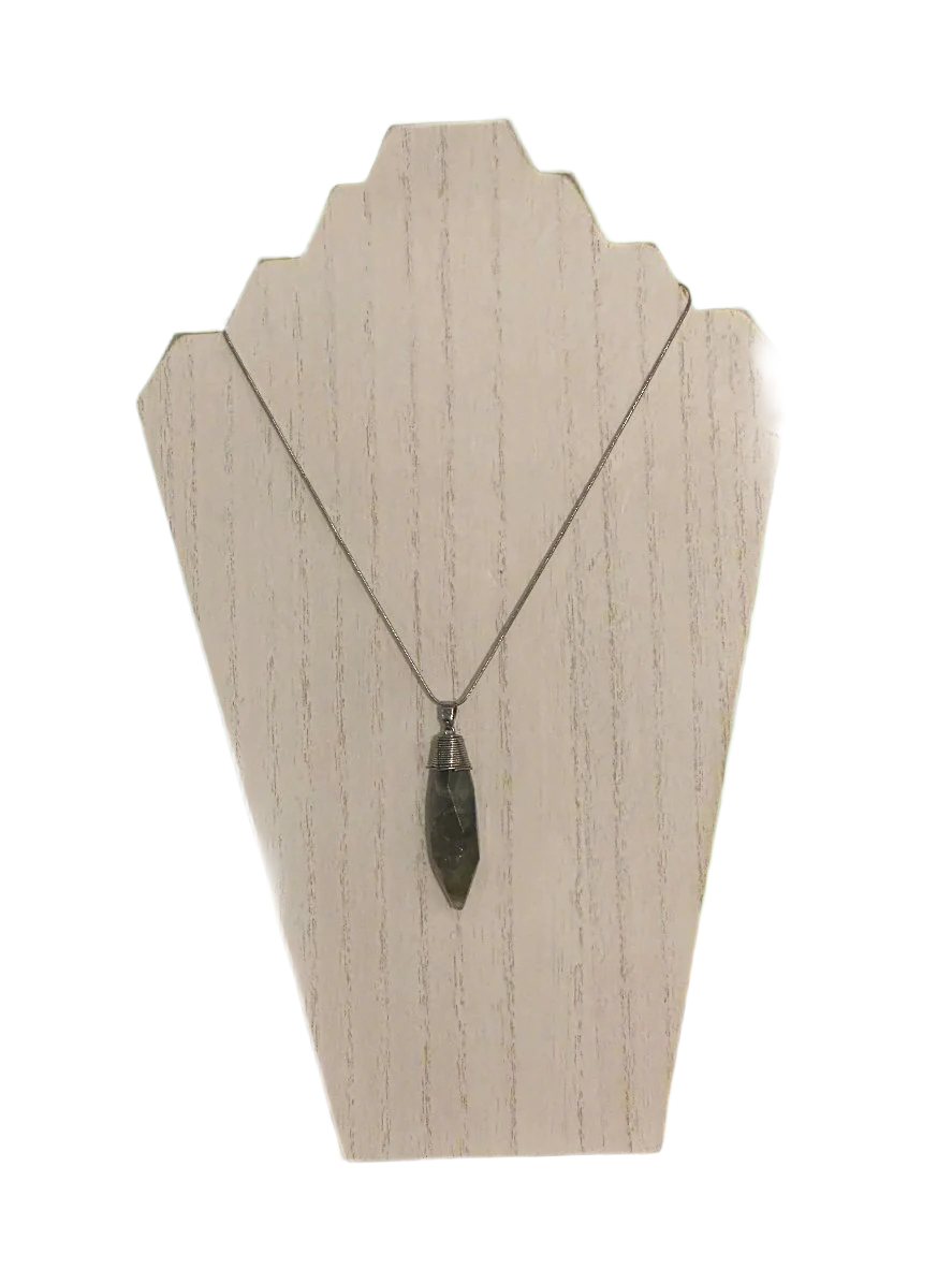 Labradorite Point Pendant Necklace
