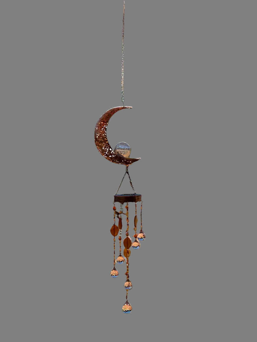 Solar Moon Suncatcher Mobile
