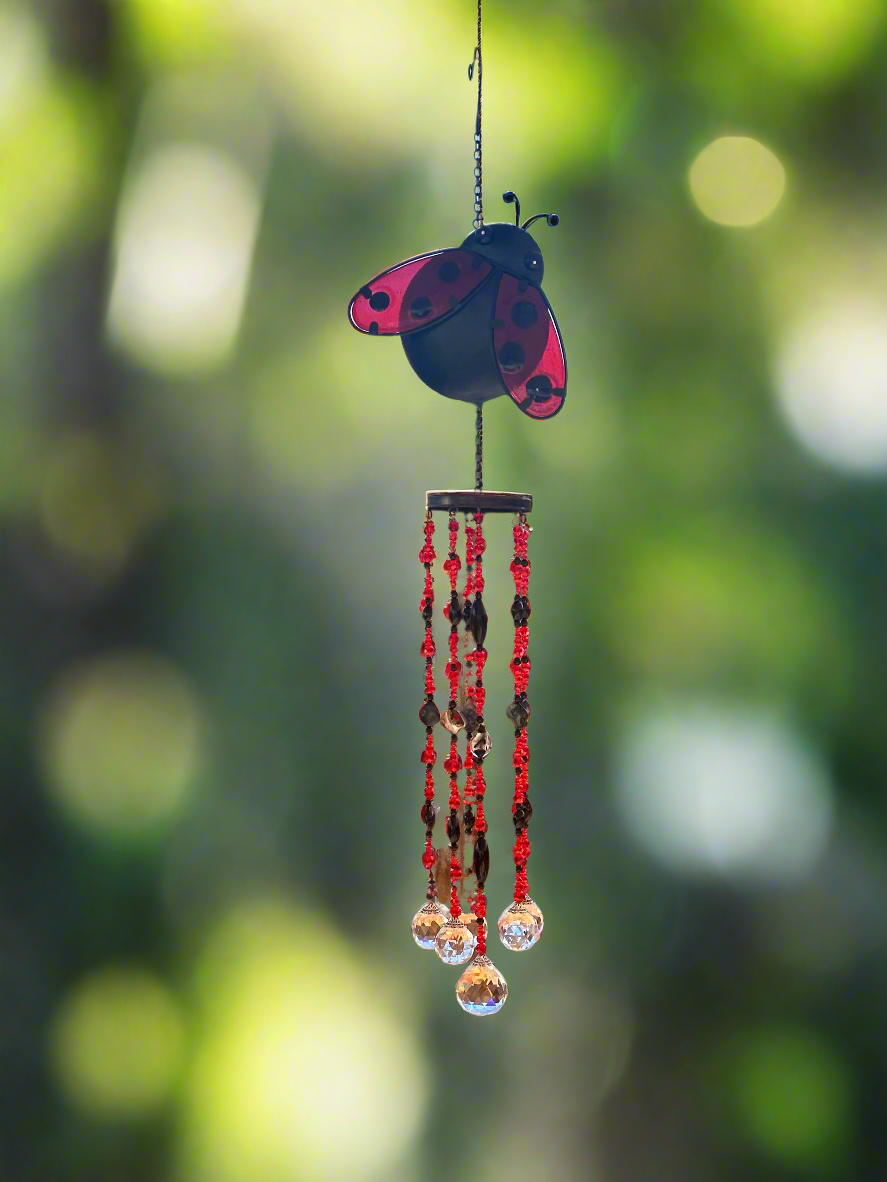 Ladybug Suncatcher Mobile