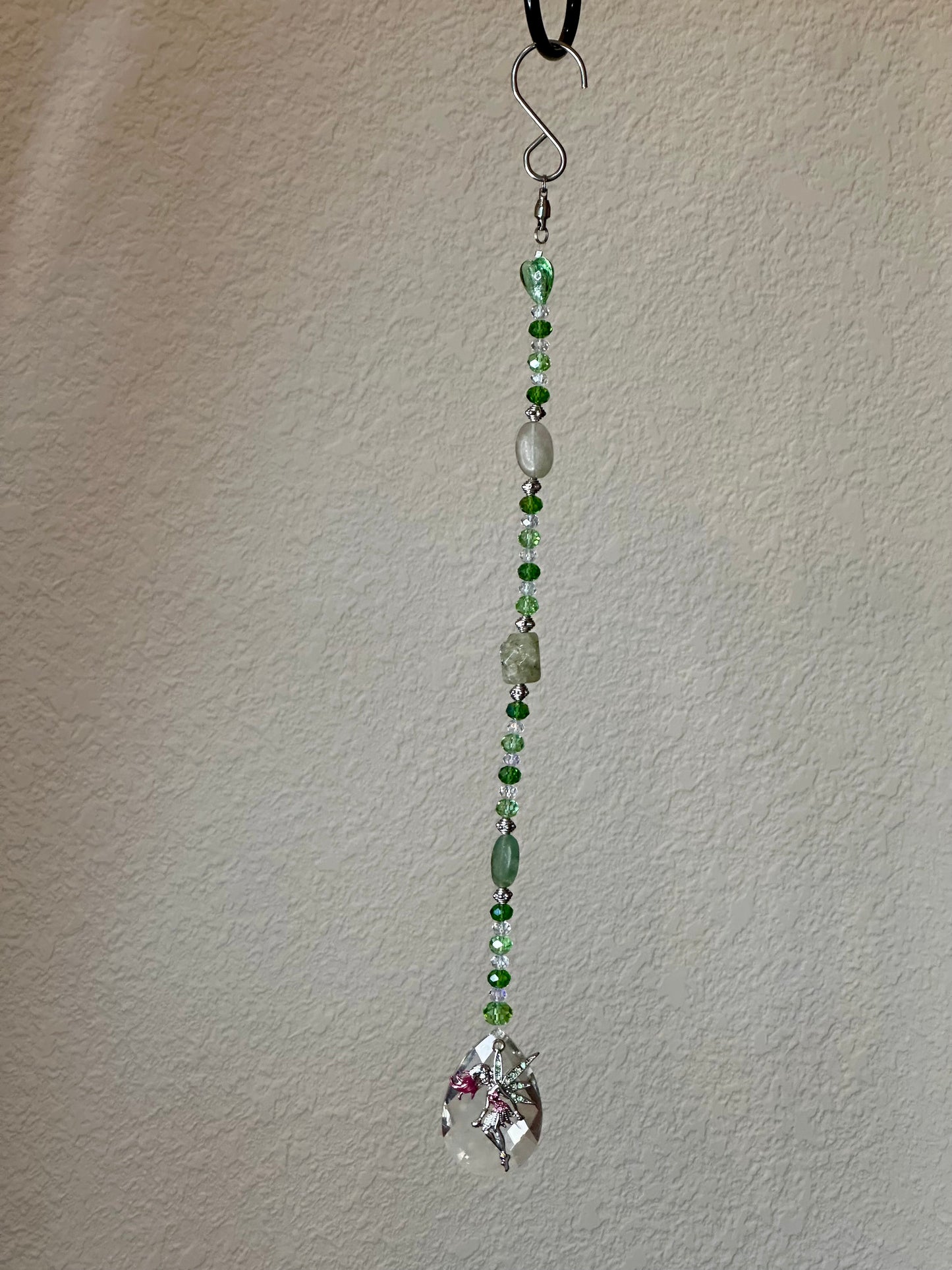 Fairy Suncatcher Accented with Fluorite and Agate Stones 🧚