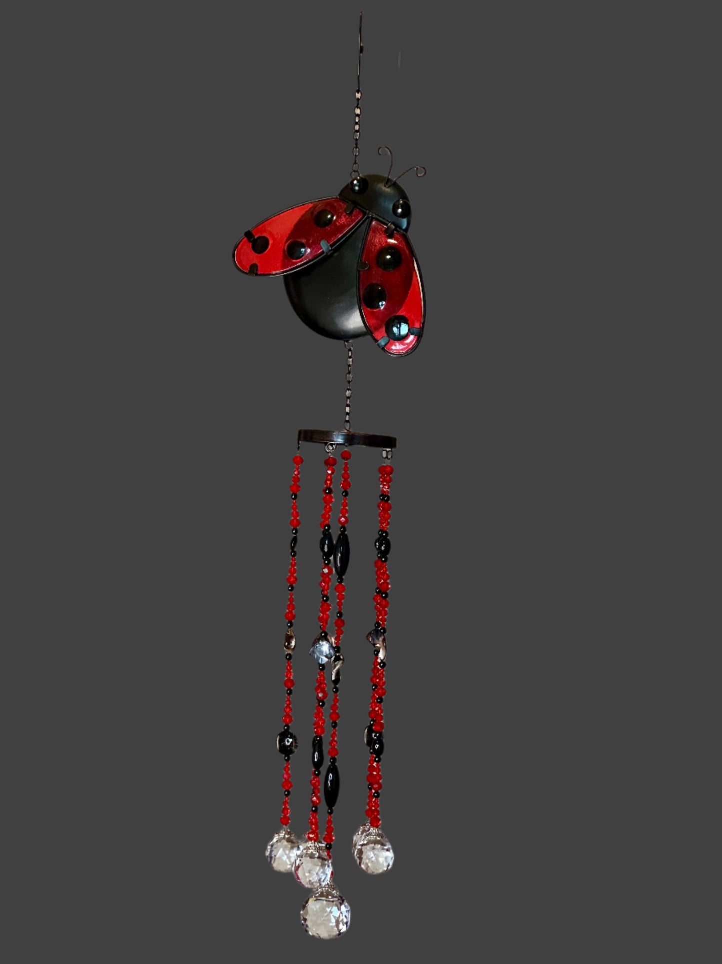 Ladybug Suncatcher Mobile