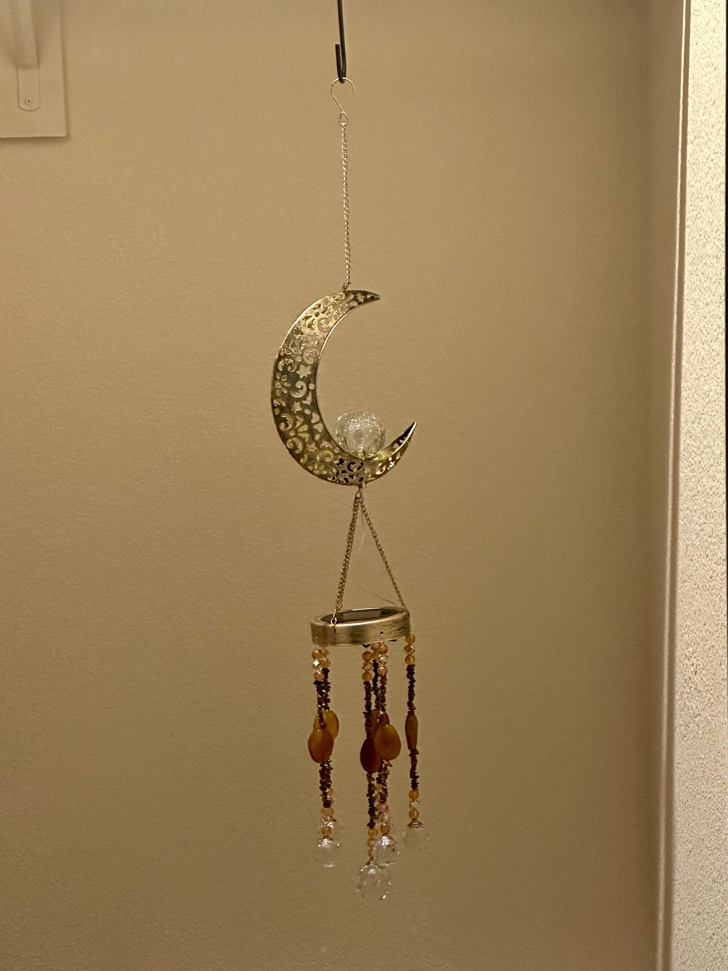 Solar Moon Suncatcher Mobile