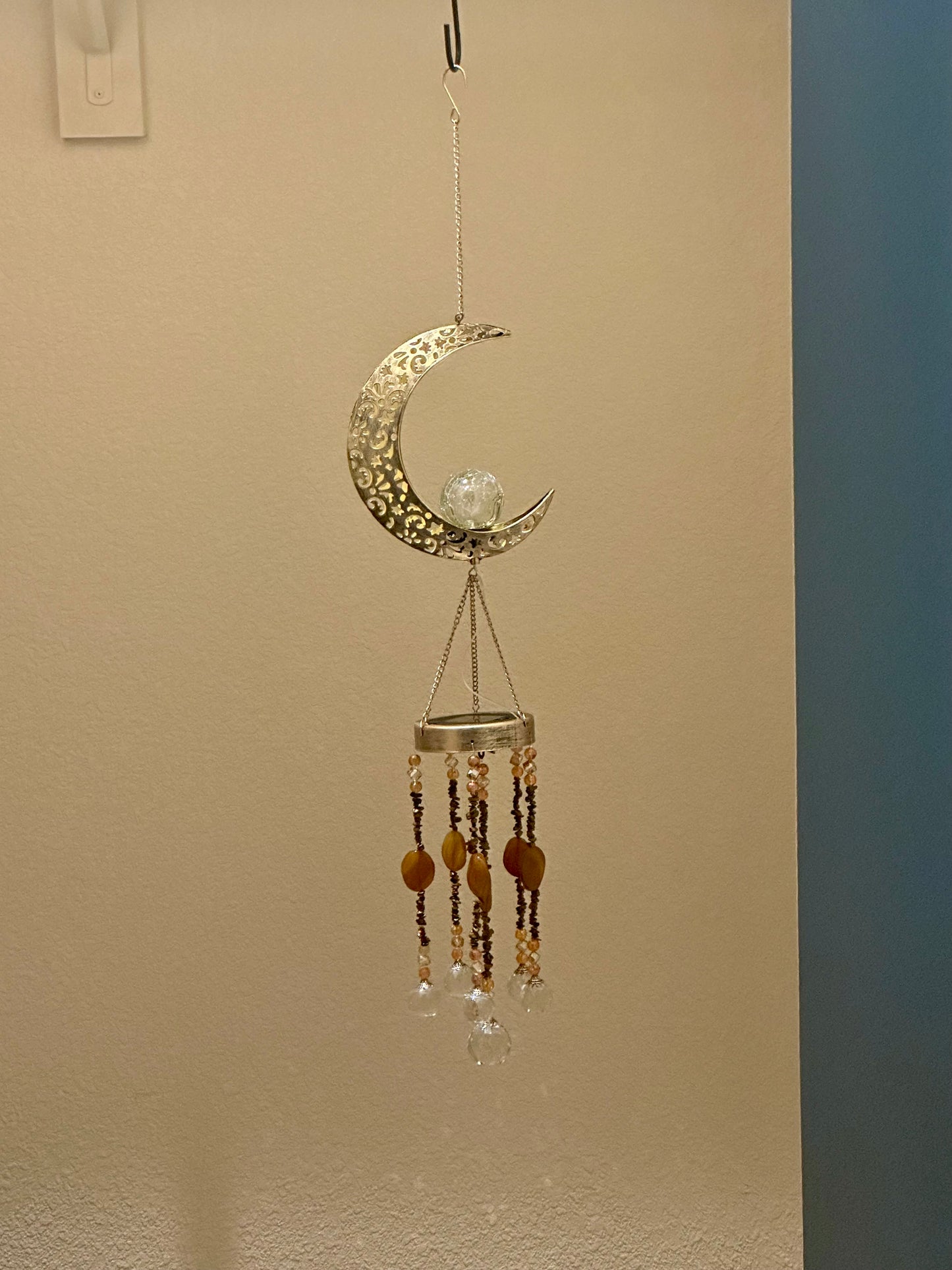 Solar Moon Suncatcher Mobile