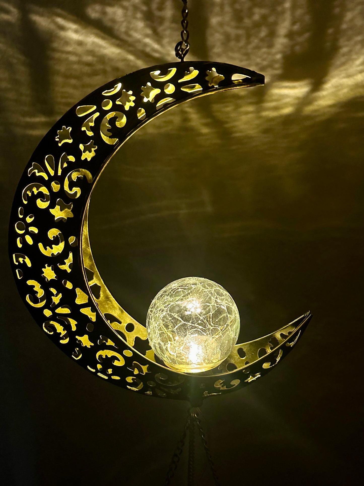 Solar Moon Suncatcher Mobile