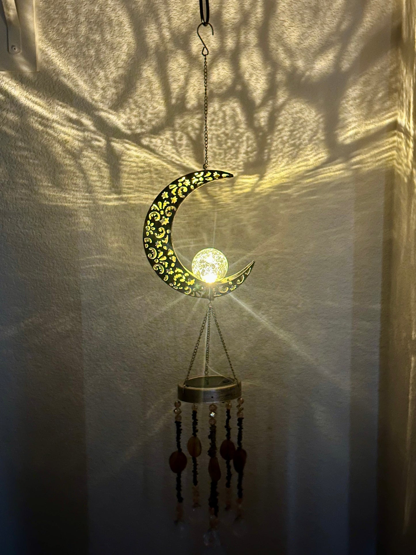 Solar Moon Suncatcher Mobile