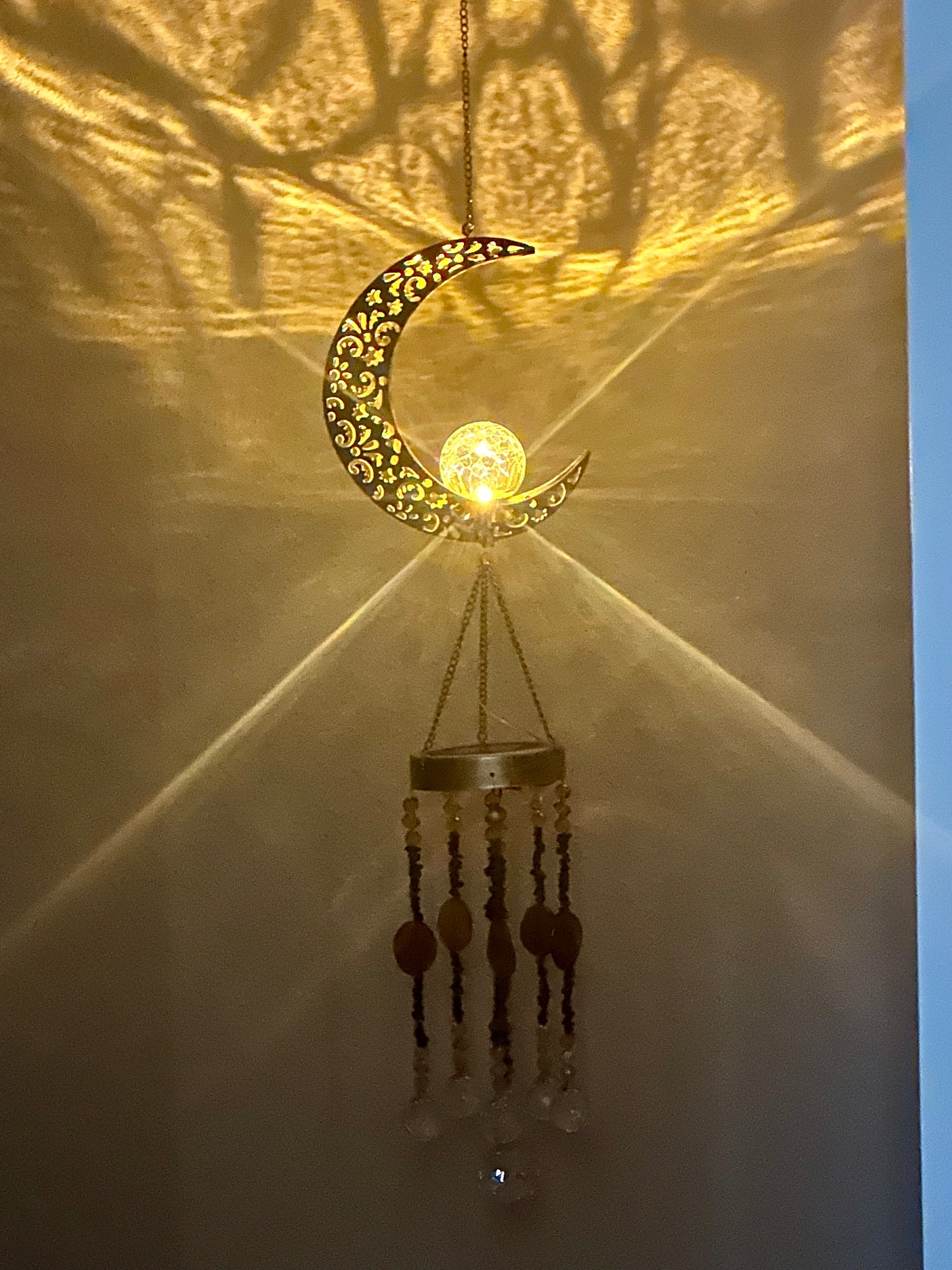 Solar Moon Suncatcher Mobile