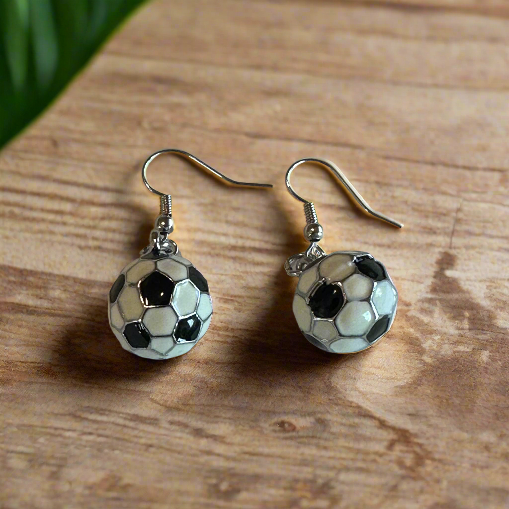 Soccer Ball Earrings
