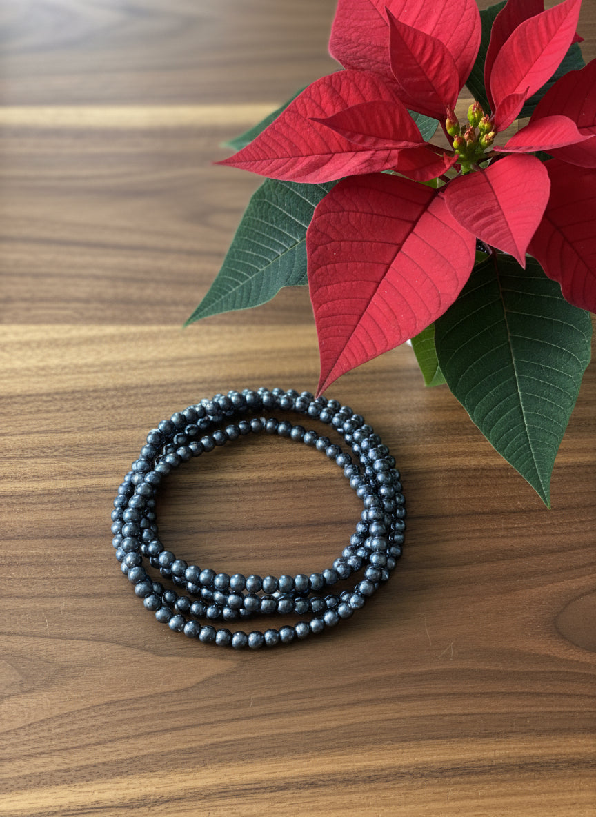 Navy Blue Stackable Bracelets