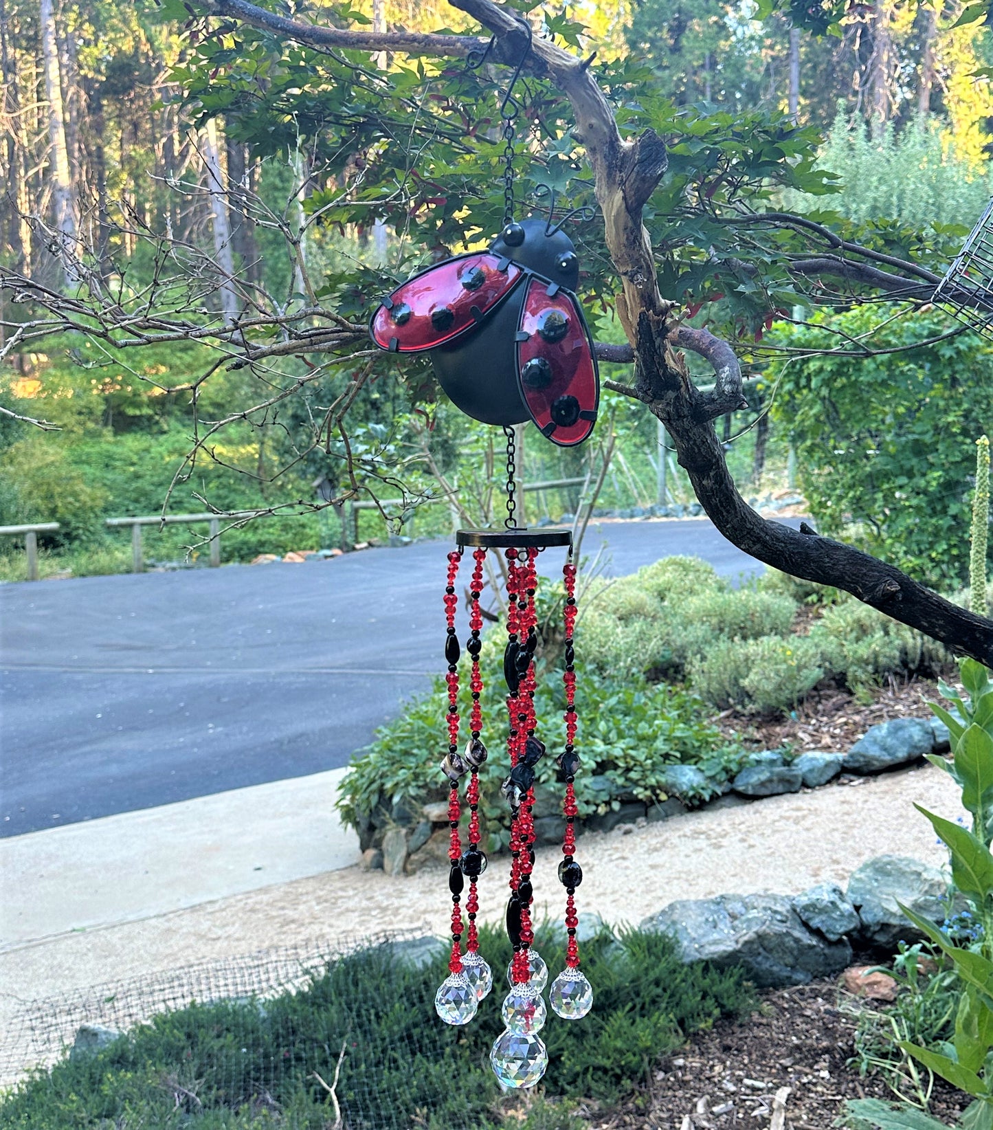 Ladybug Suncatcher Mobile