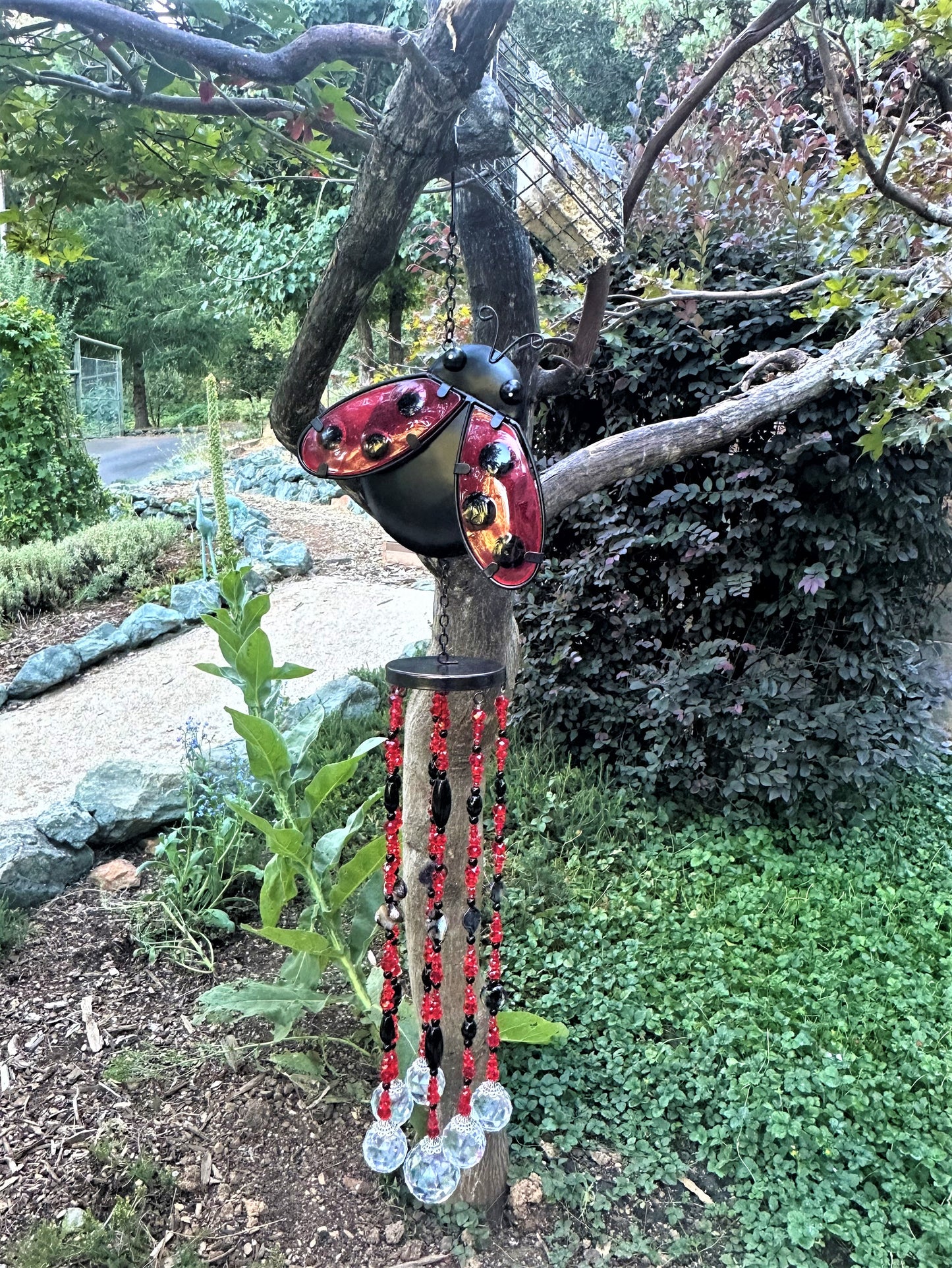 Ladybug Suncatcher Mobile
