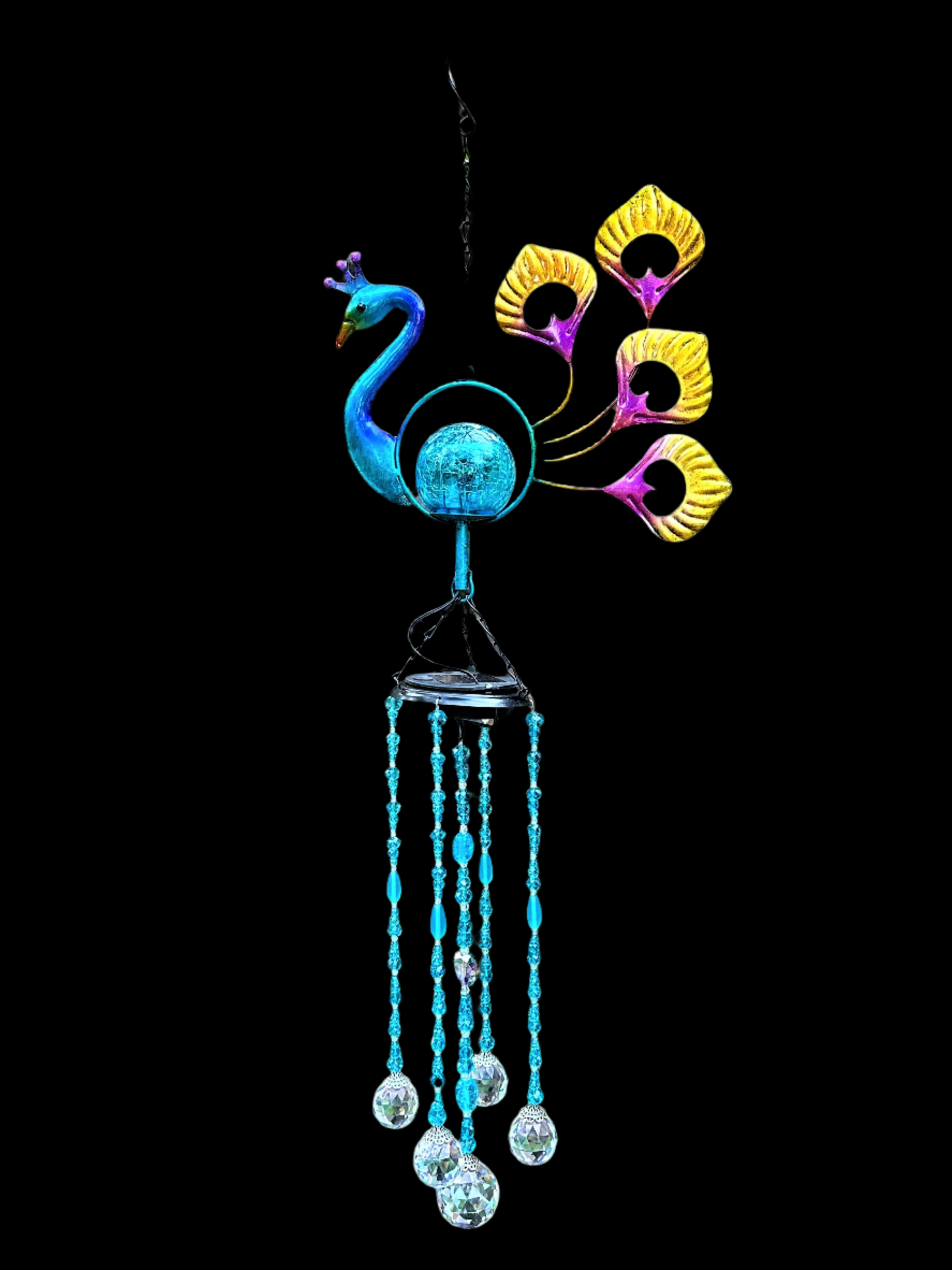 Peacock Suncatcher Mobile