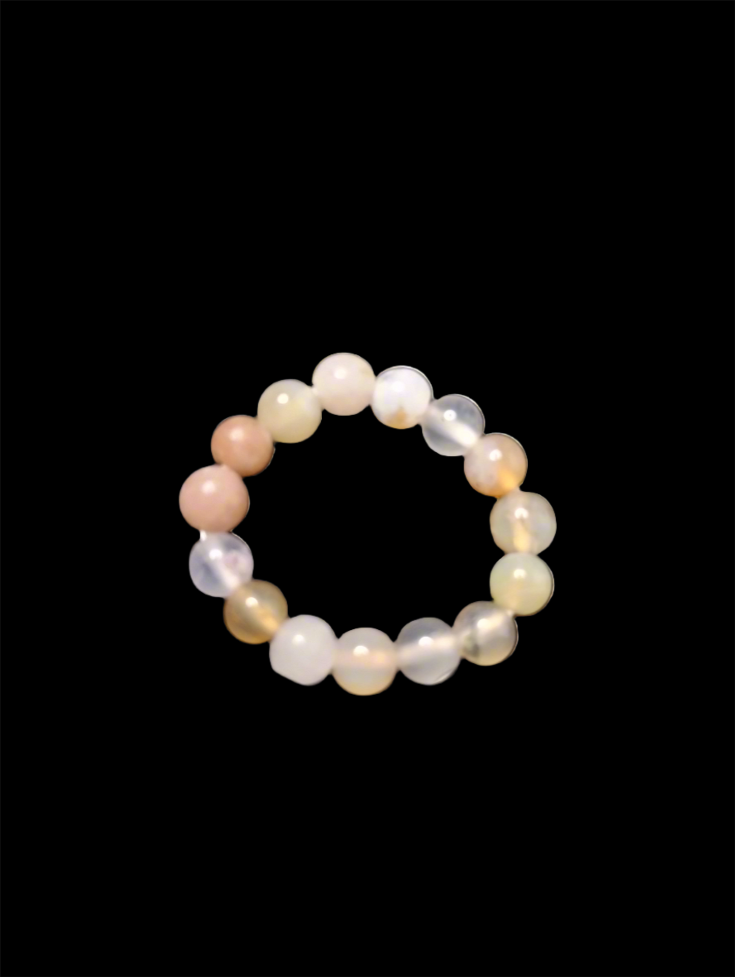 Agate Natural Stone Stretch Ring