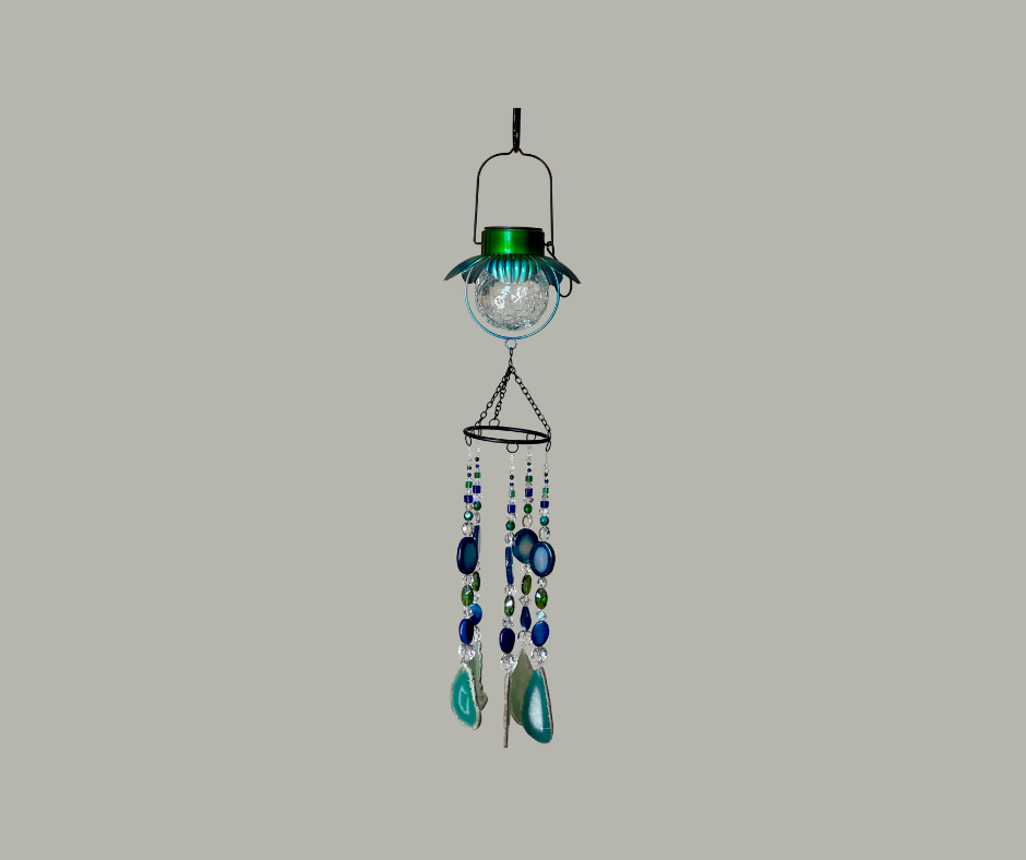 Solar Flower Suncatcher Mobile