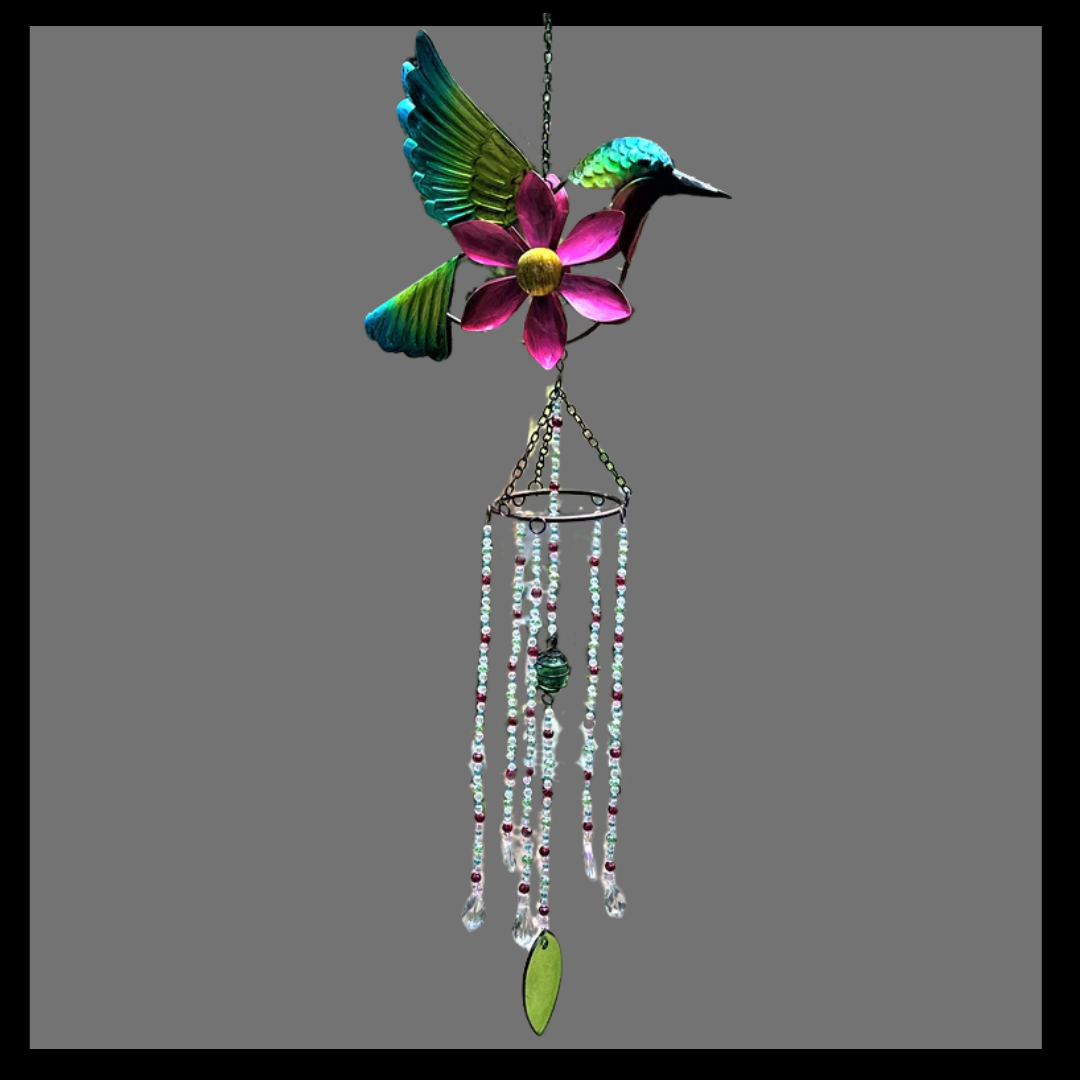 Metal Bird Suncatcher Mobile