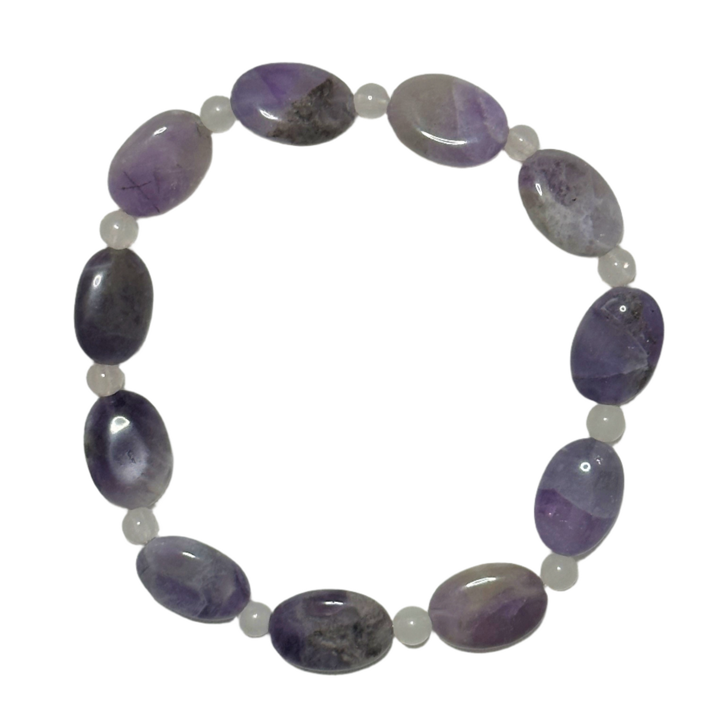 Amethyst and Rose Quartz Bracelet