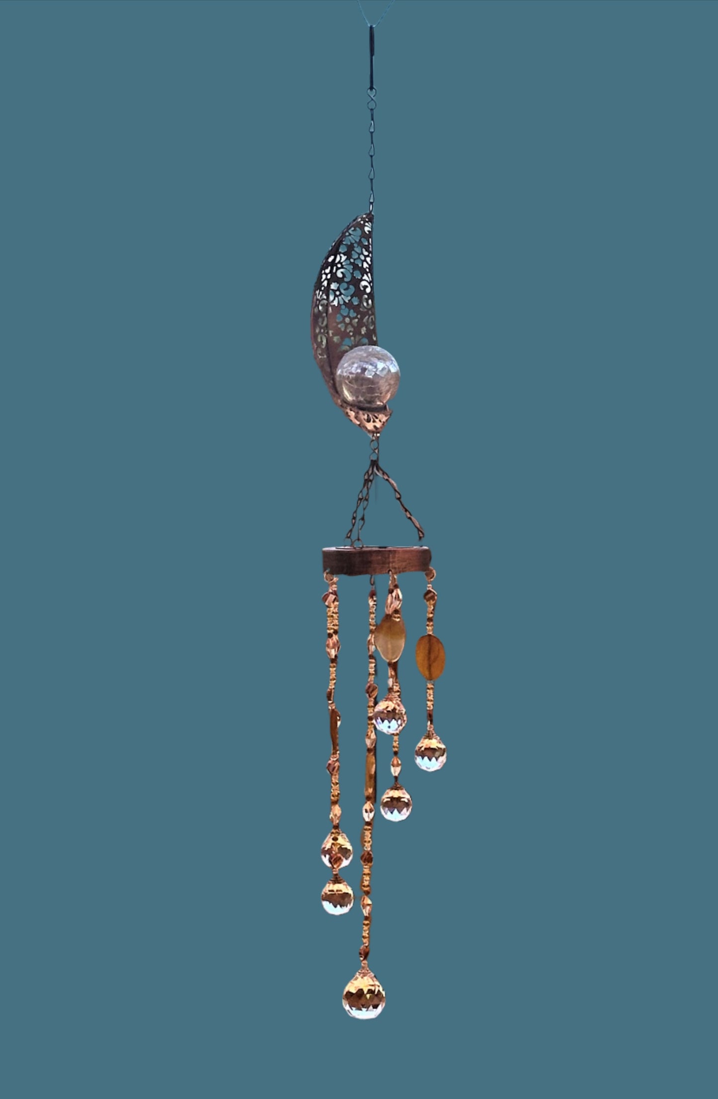 Solar Moon Suncatcher Mobile
