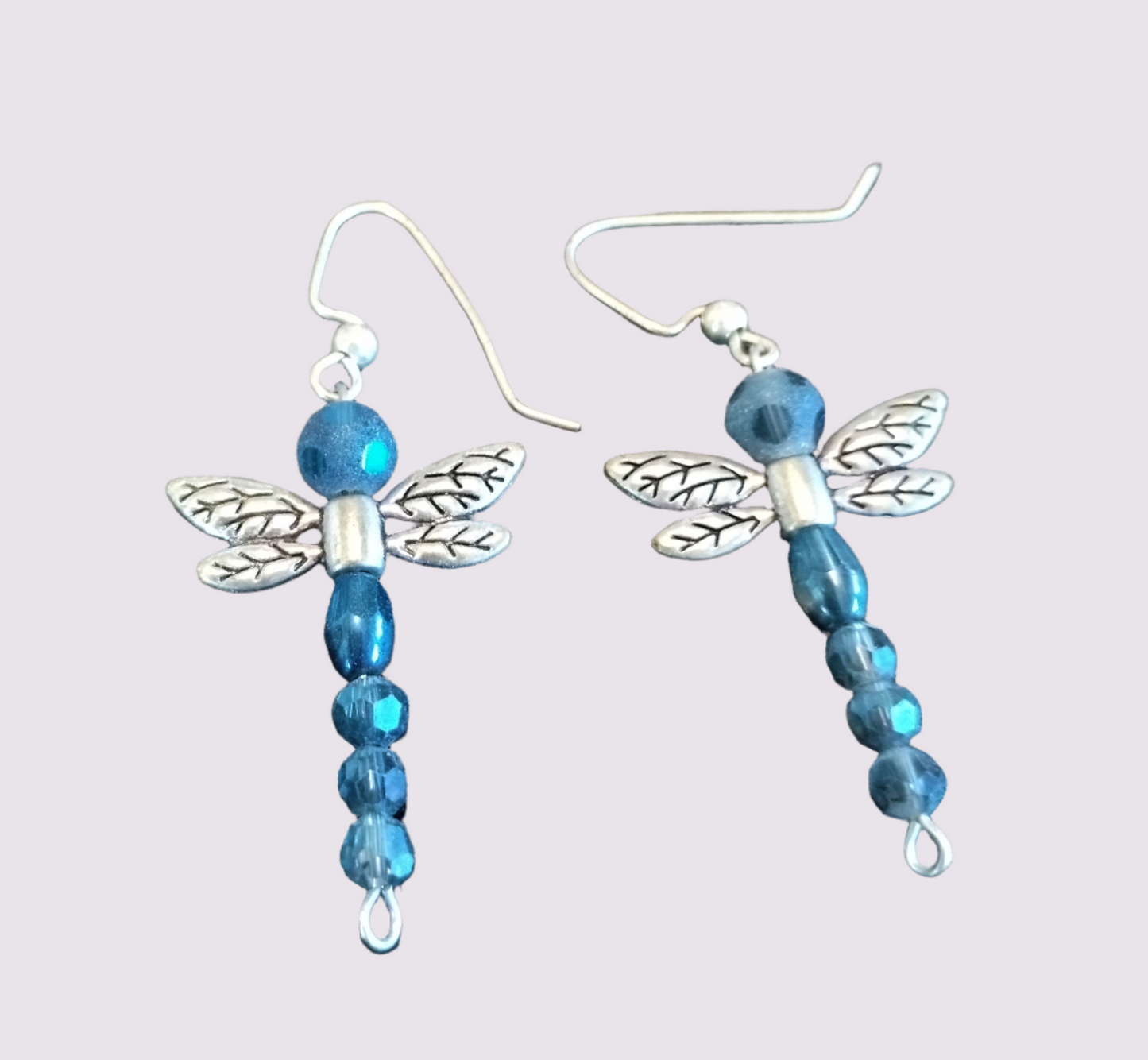 Blue Dragonfly Earrings