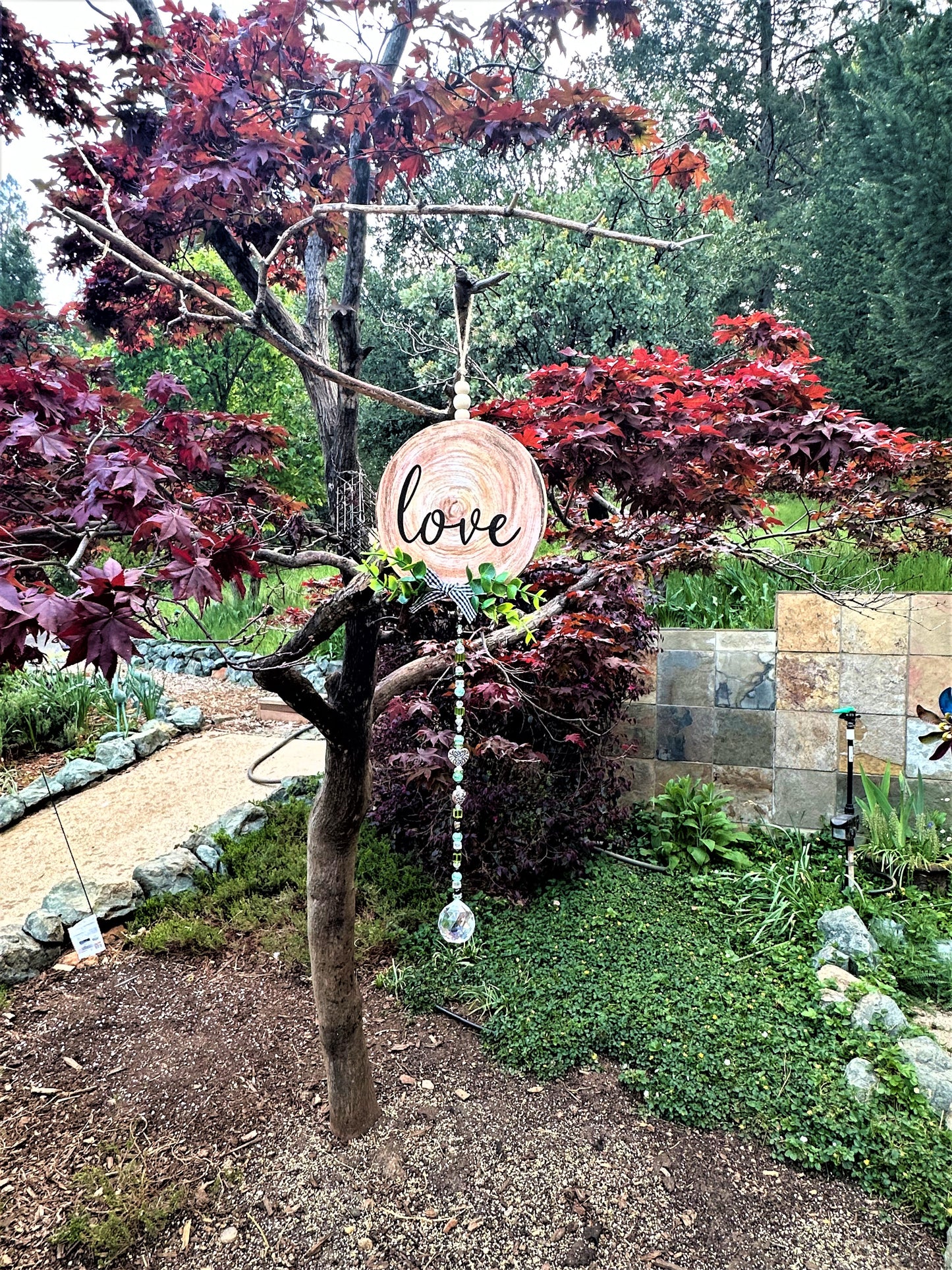 Love Sign Yard Art Suncatcher