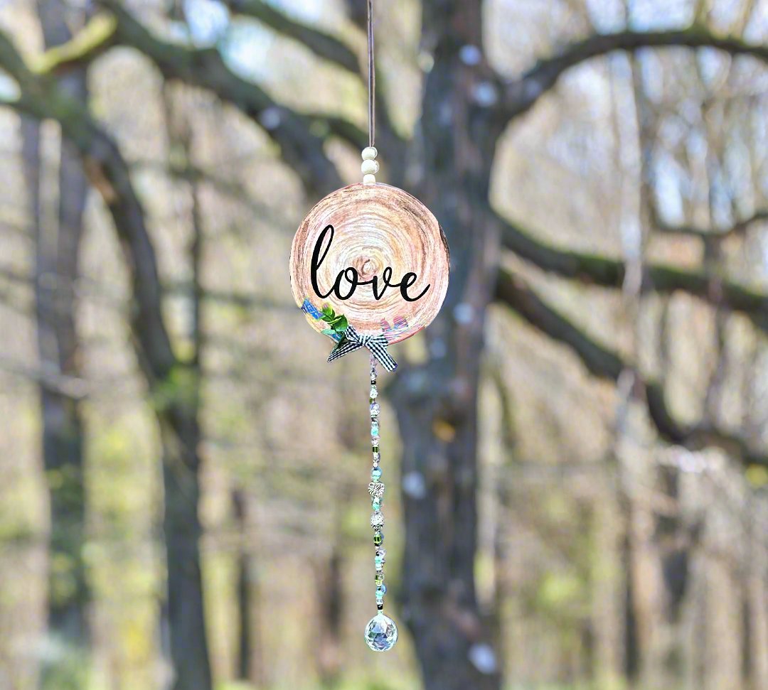 Love Sign Yard Art Suncatcher