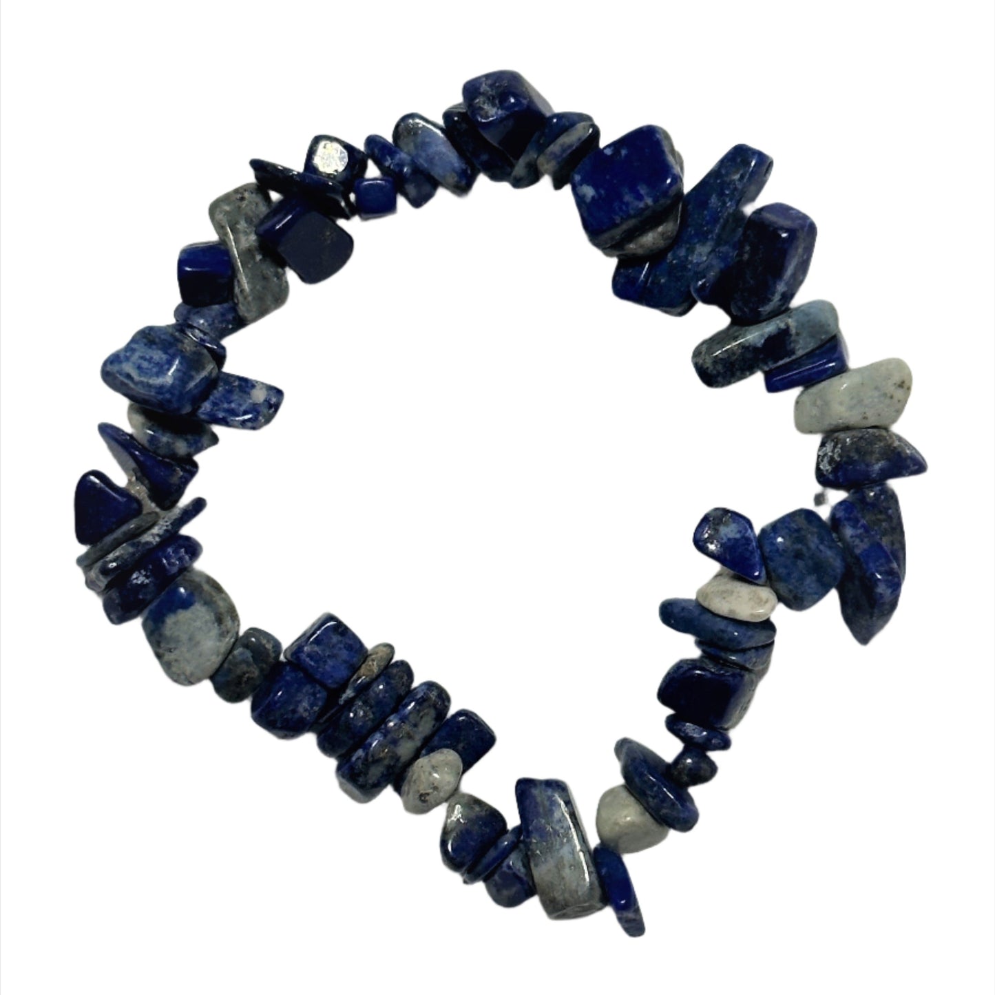 Blue Lapis Chip Bracelet