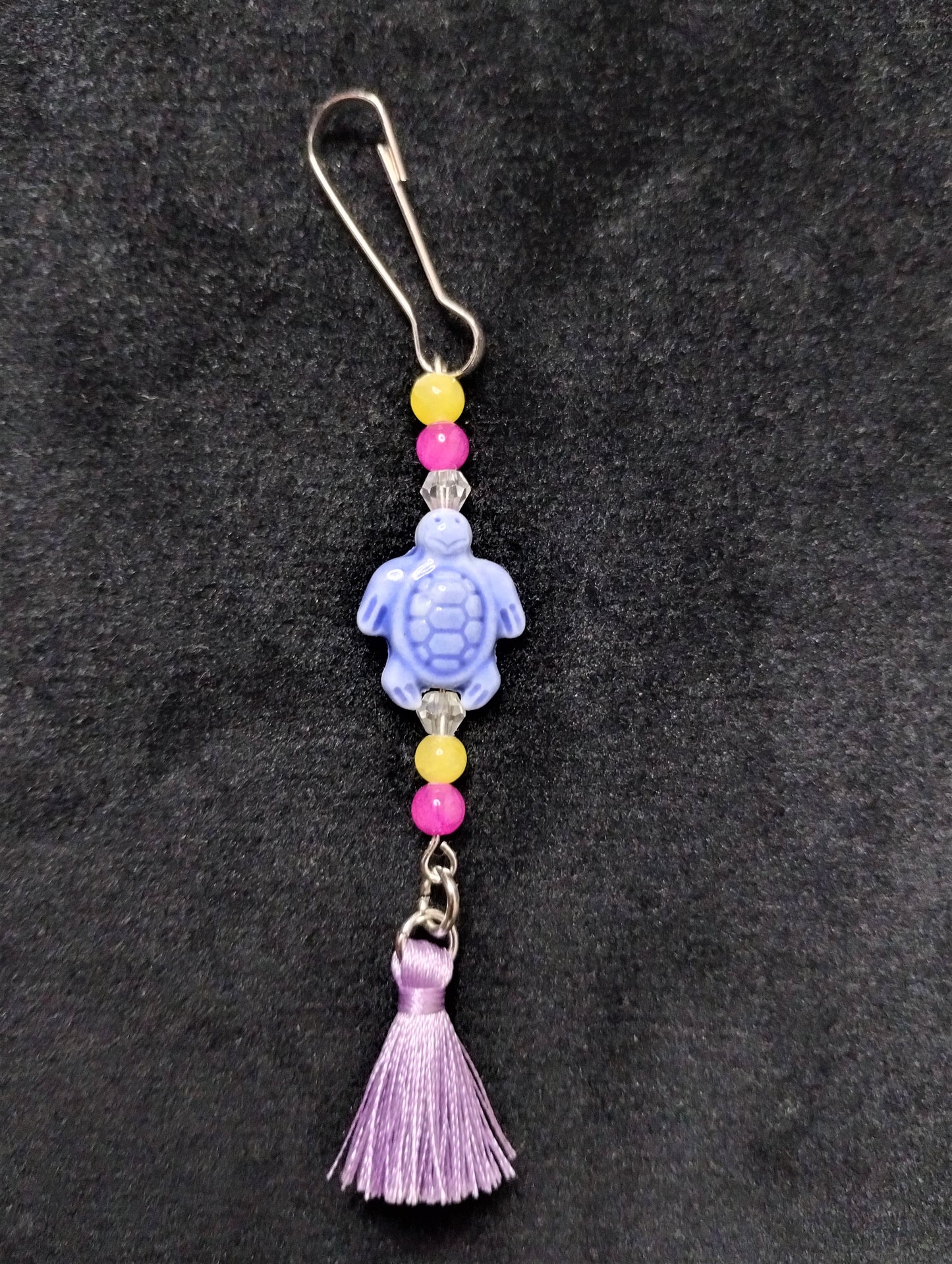Purse/Backpack Charm With Turtle Charm