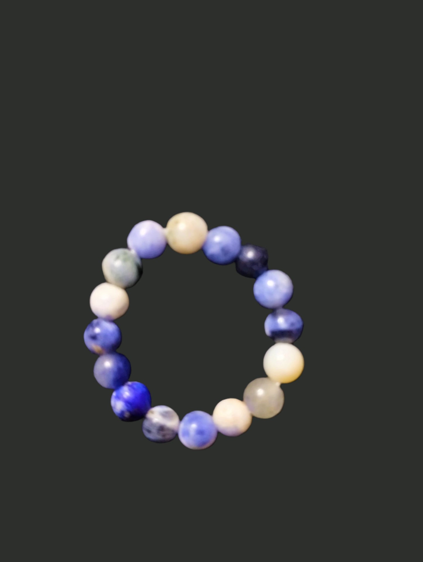 Sodalite Natural Stone Stretch Ring