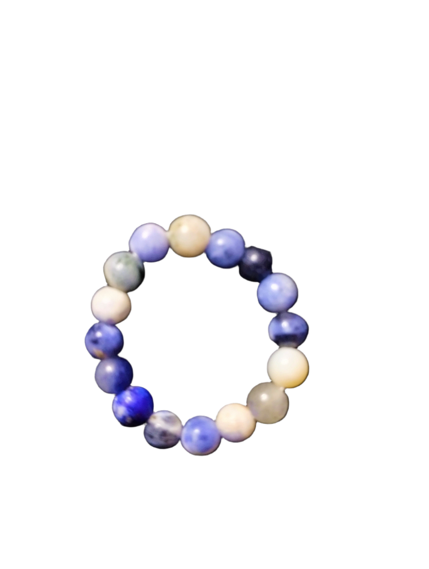 Sodalite Natural Stone Stretch Ring