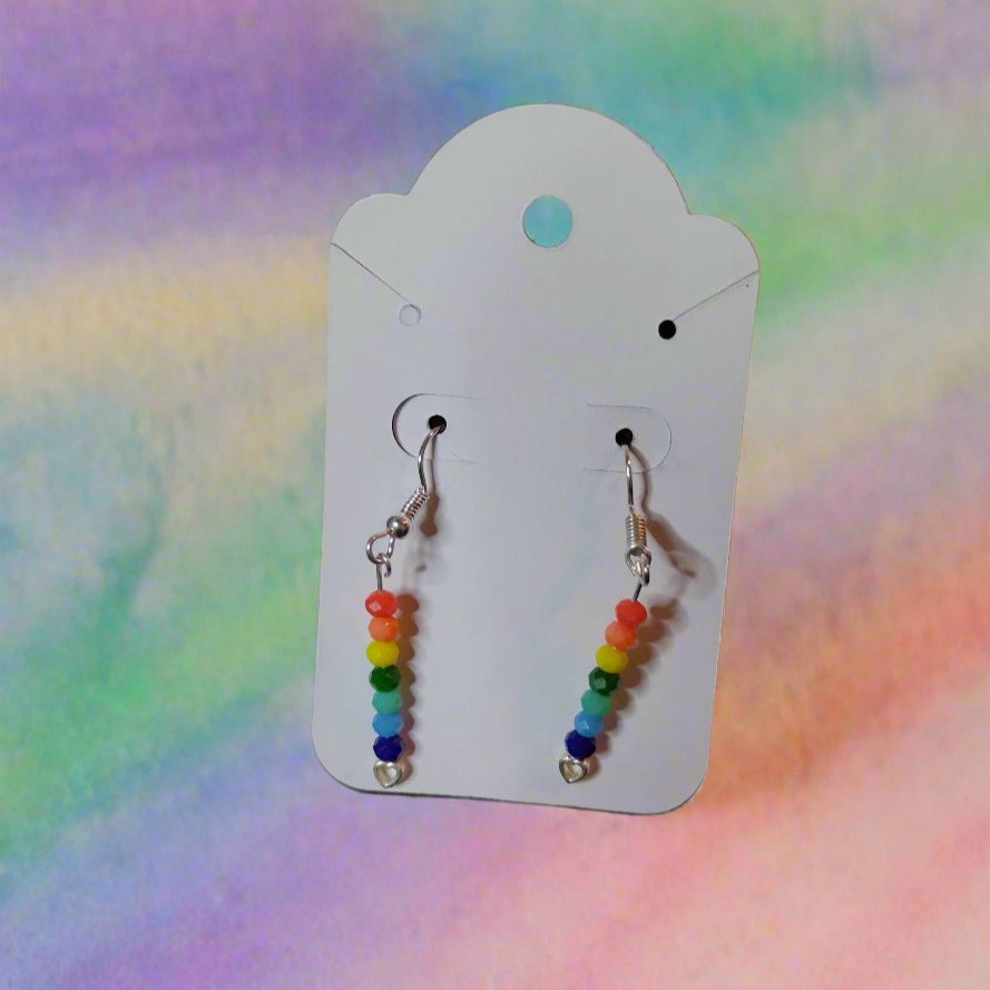 Multi-Color Beaded Earrings