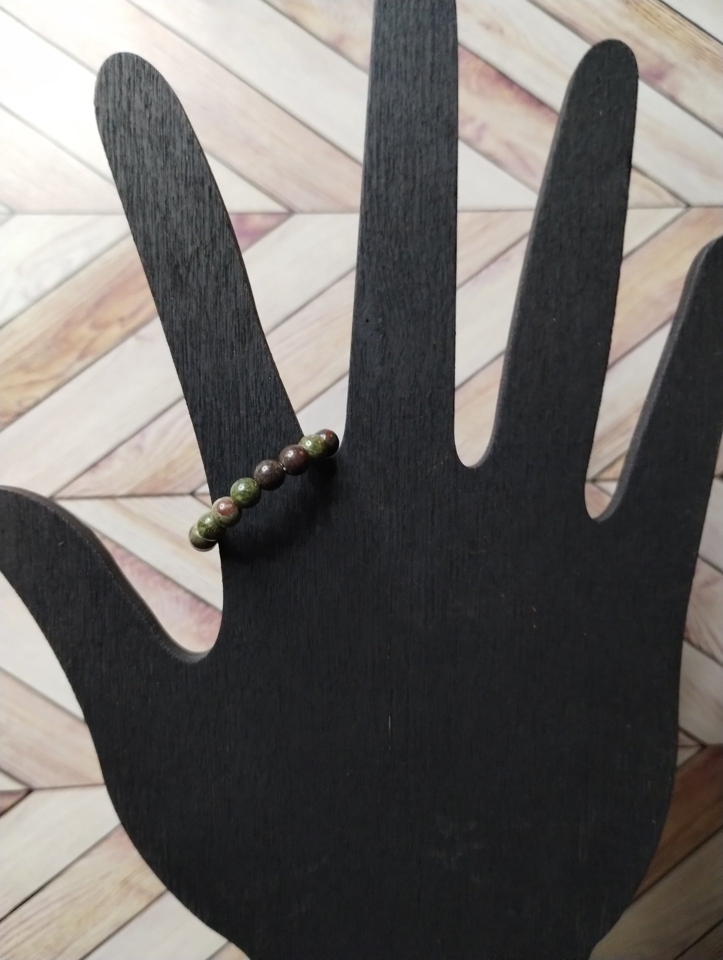 Dragon Blood Stone Stretch Ring